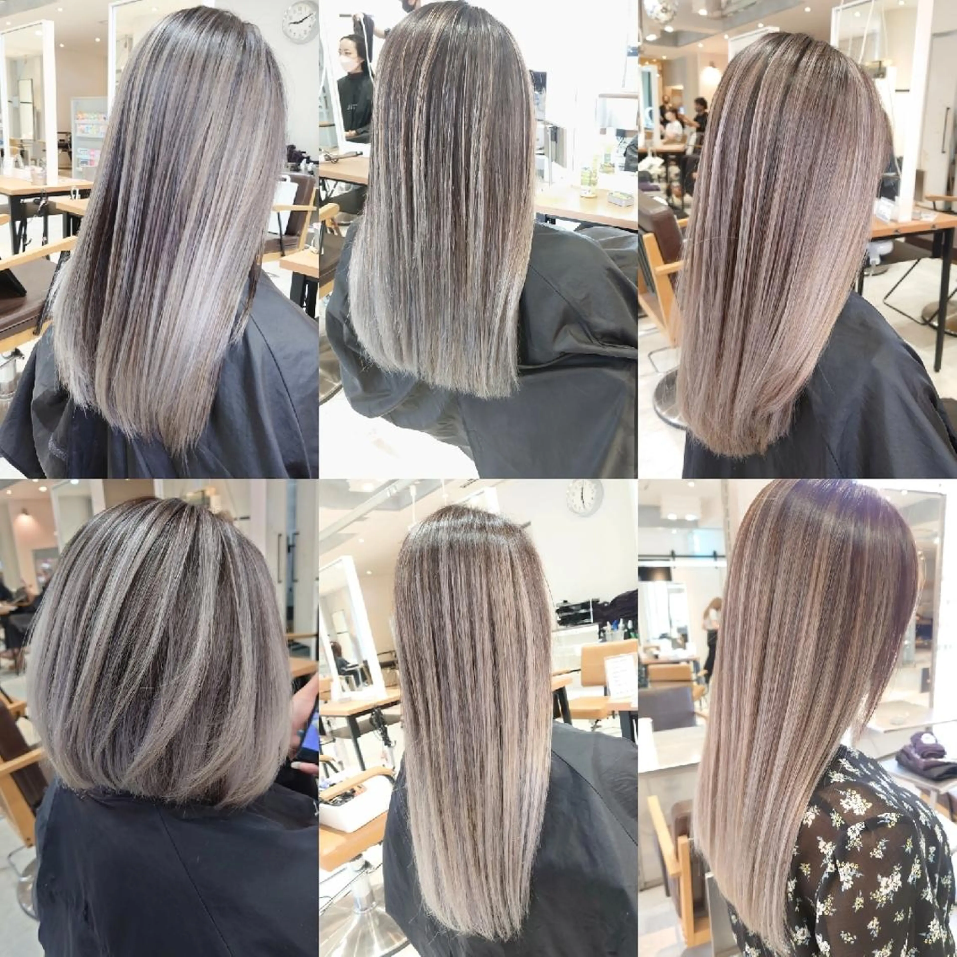 セミロング カラー カット ヘアカラー トリートメント 艶髪✨ブリーチ職人 井手正康のヘアスタイル