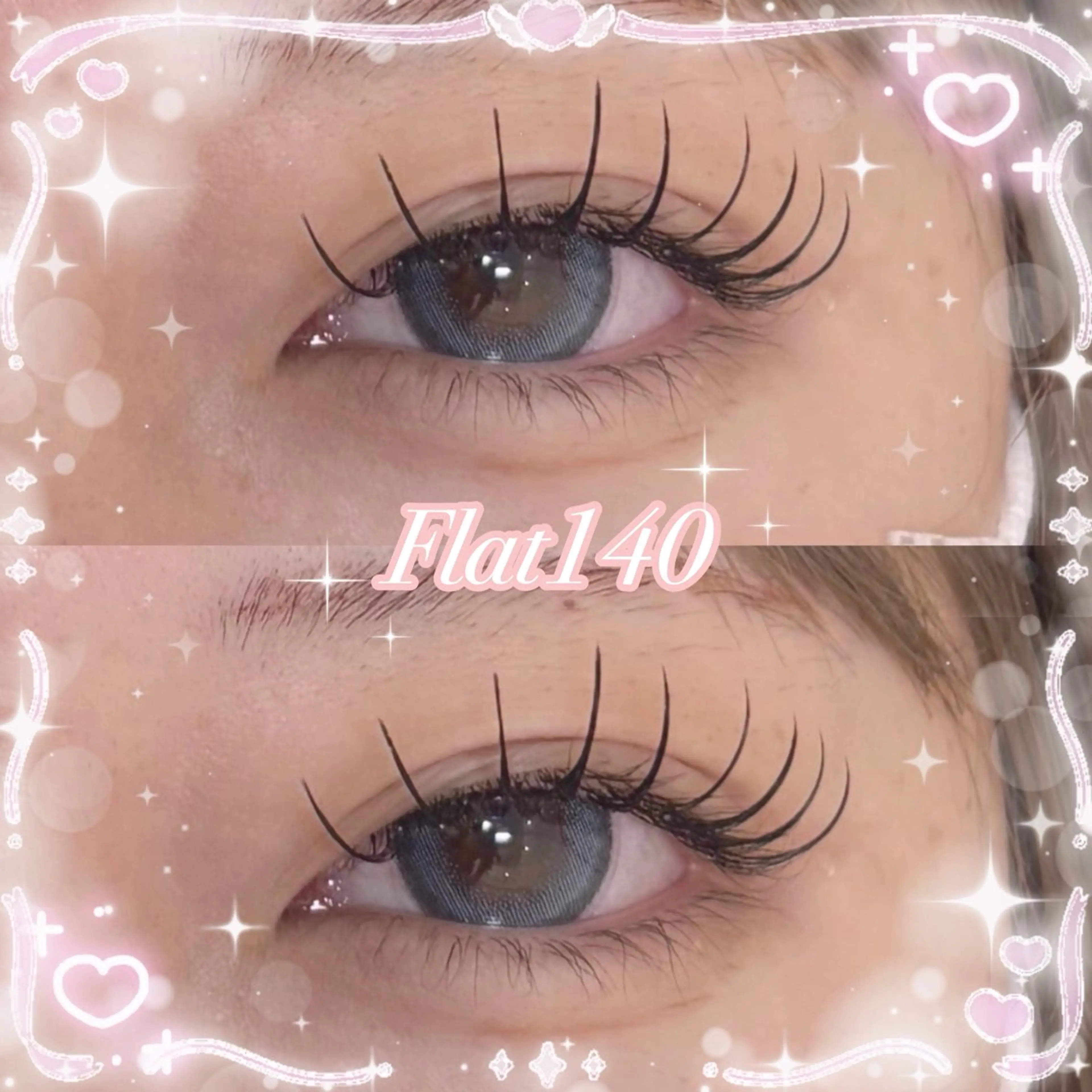 マツエク・マツパ Dカール マツエク BUNNYEYES MIUMIのマツエク・マツパデザイン