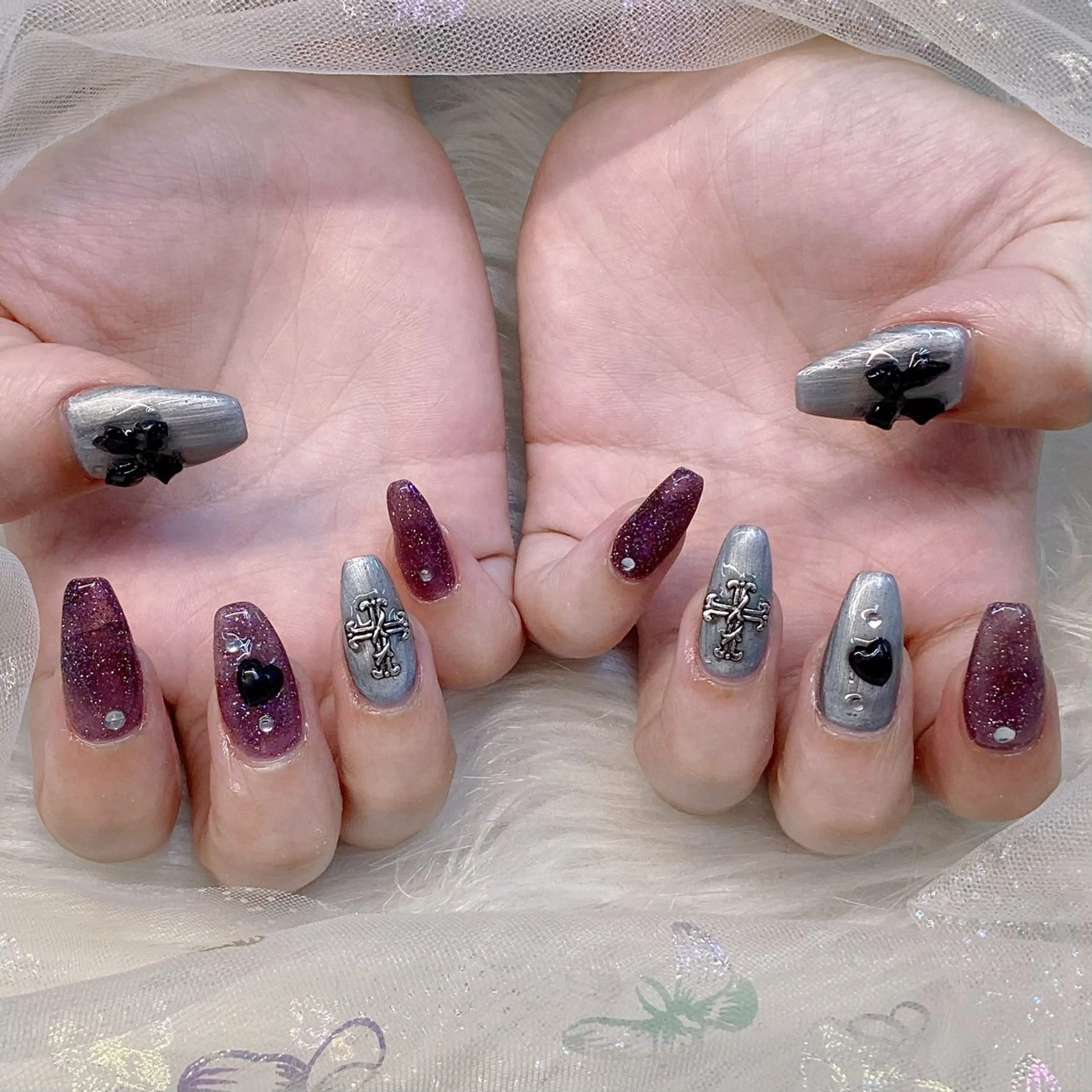 ネイル パーツ全部¥110 サロンミミのネイルデザイン