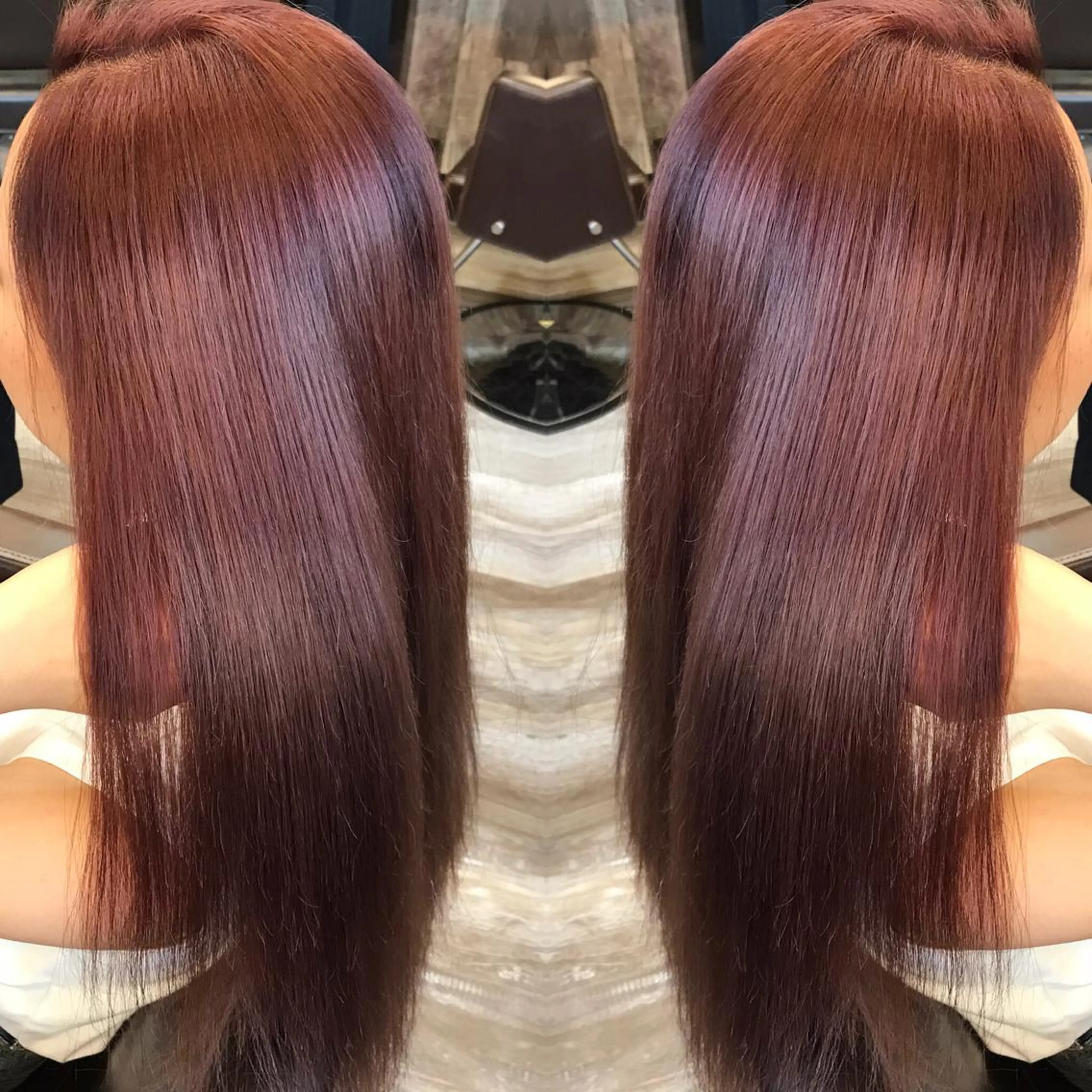 セミロング カラー KIRA スズキ タクヤ／店長のヘアスタイル