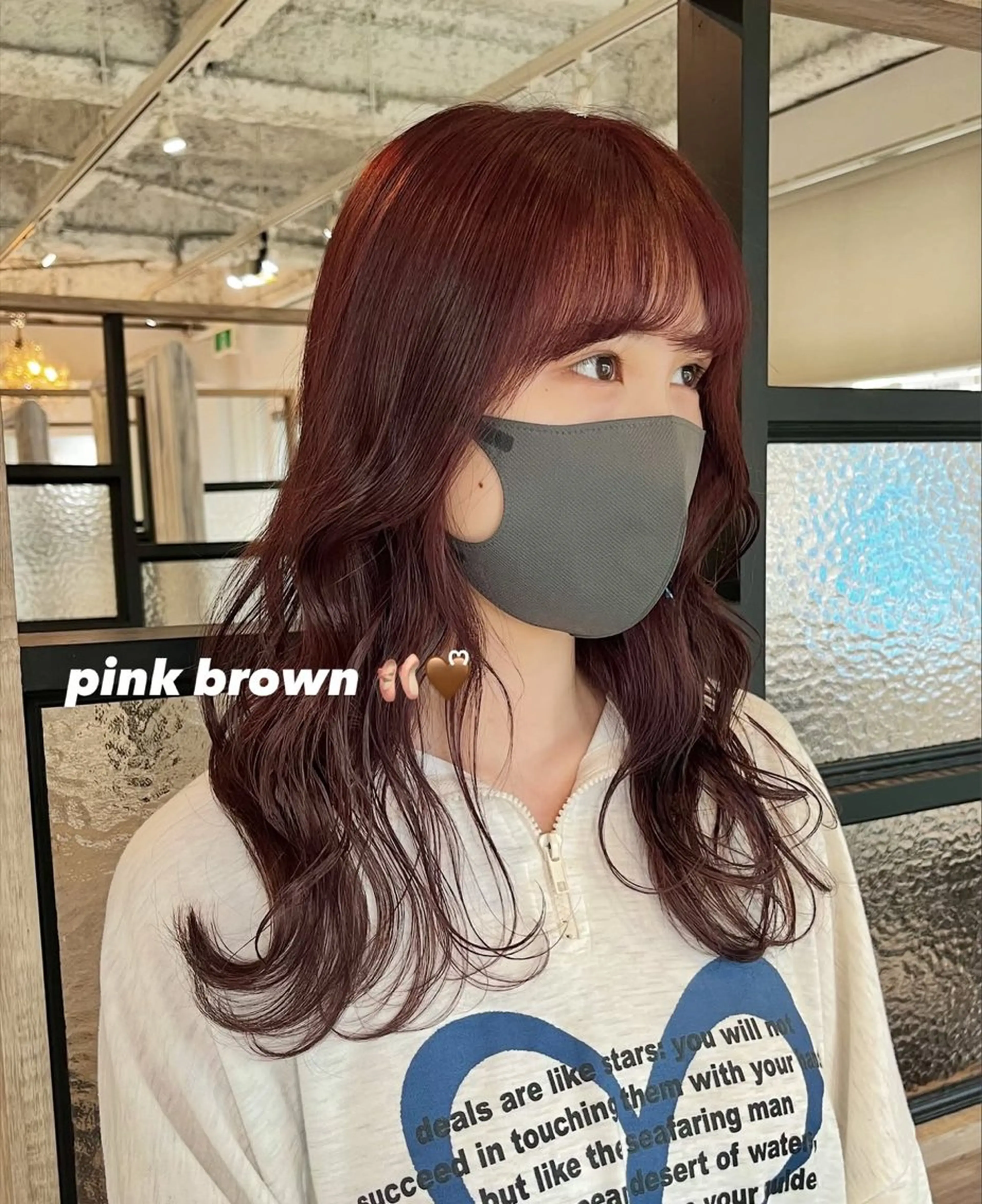 セミロング カラー ブリーチなしダブル カラー/なぎ🦖ᩚのヘアスタイル