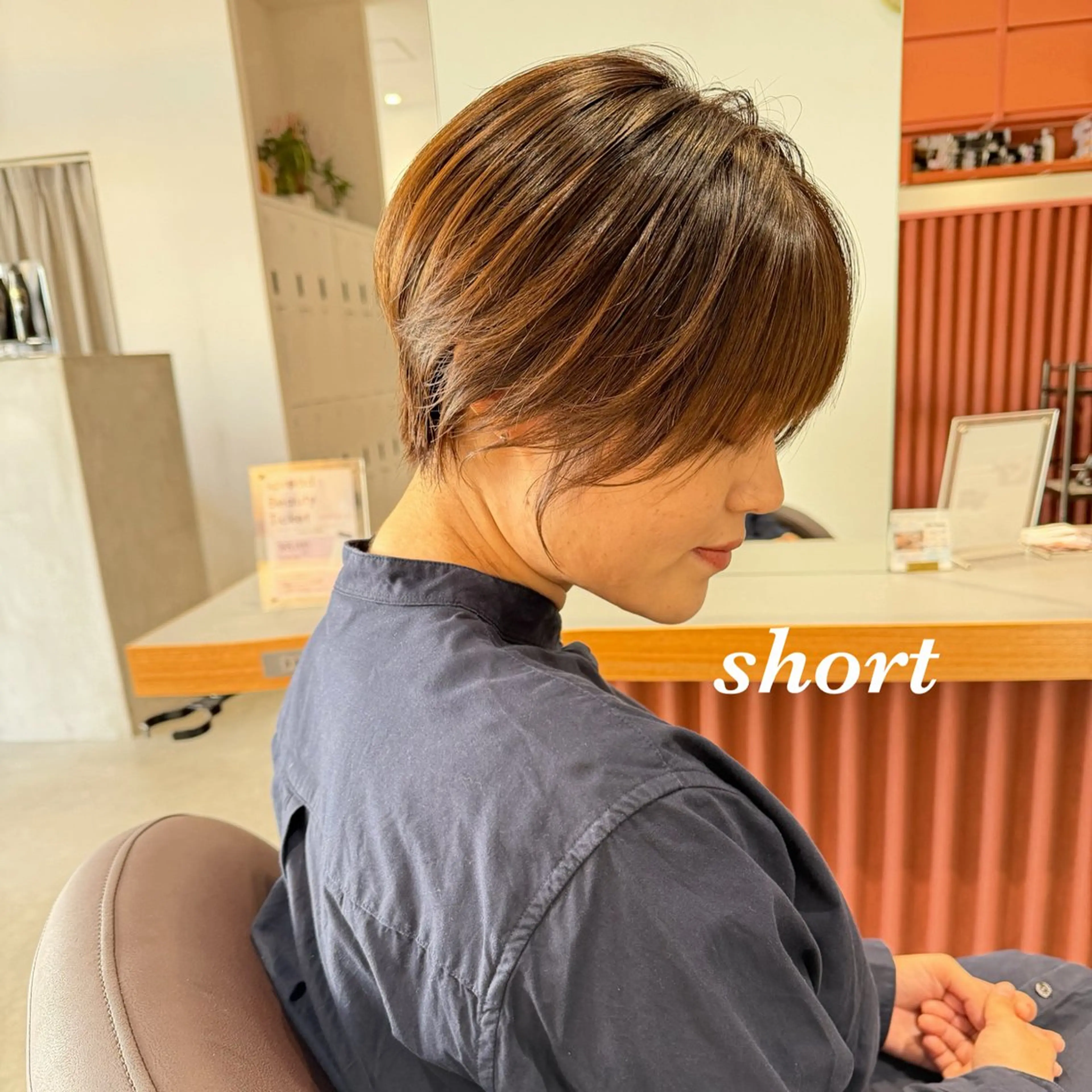 ショート カラー ショートヘア カット ヘアカラー トリートメント 北九州美容室 🕊️わかな✂︎のヘアスタイル
