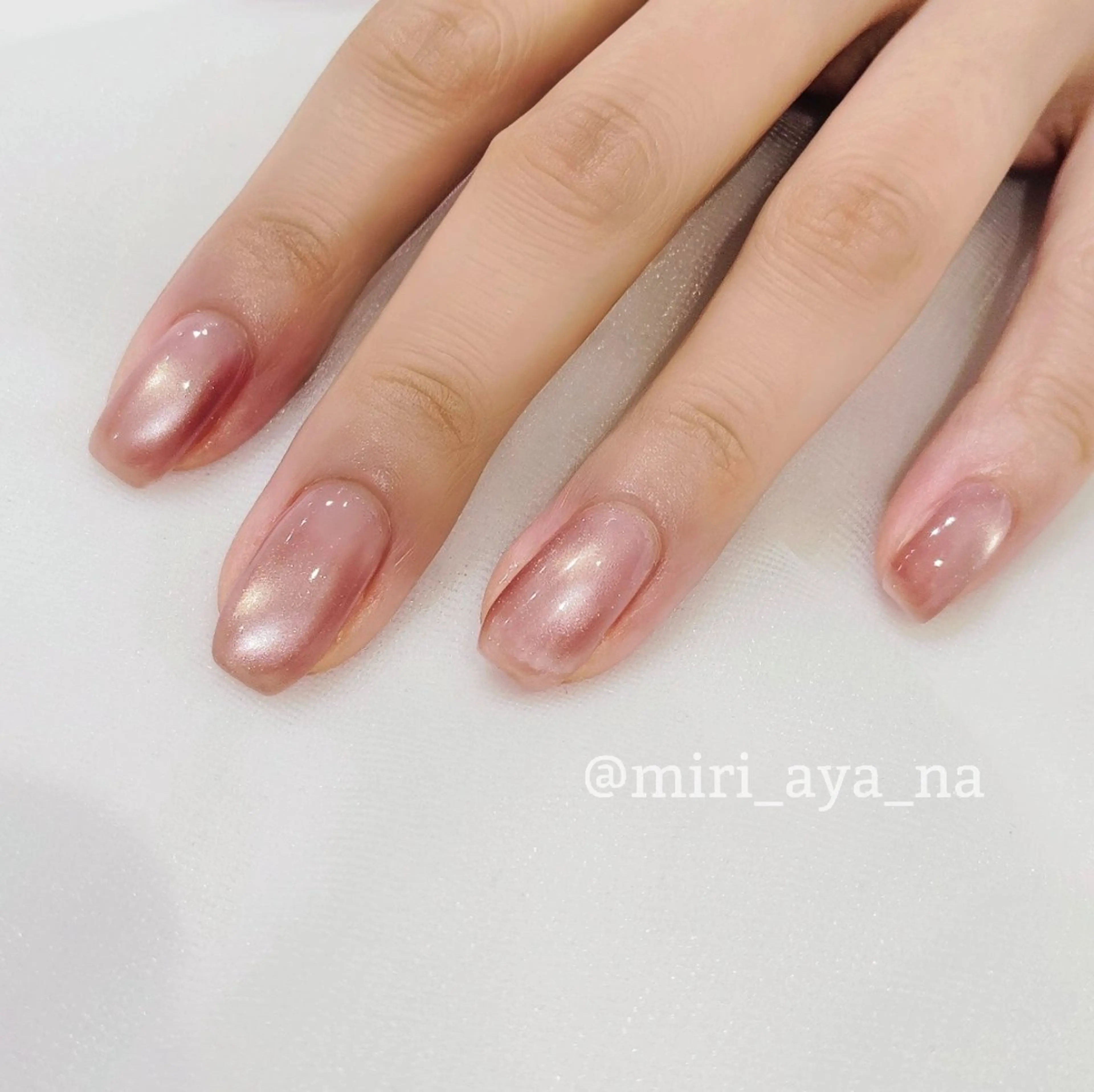 ネイル マグネットネイル 新宿代々木/ちゅるん キレイめ/miriのネイルデザイン