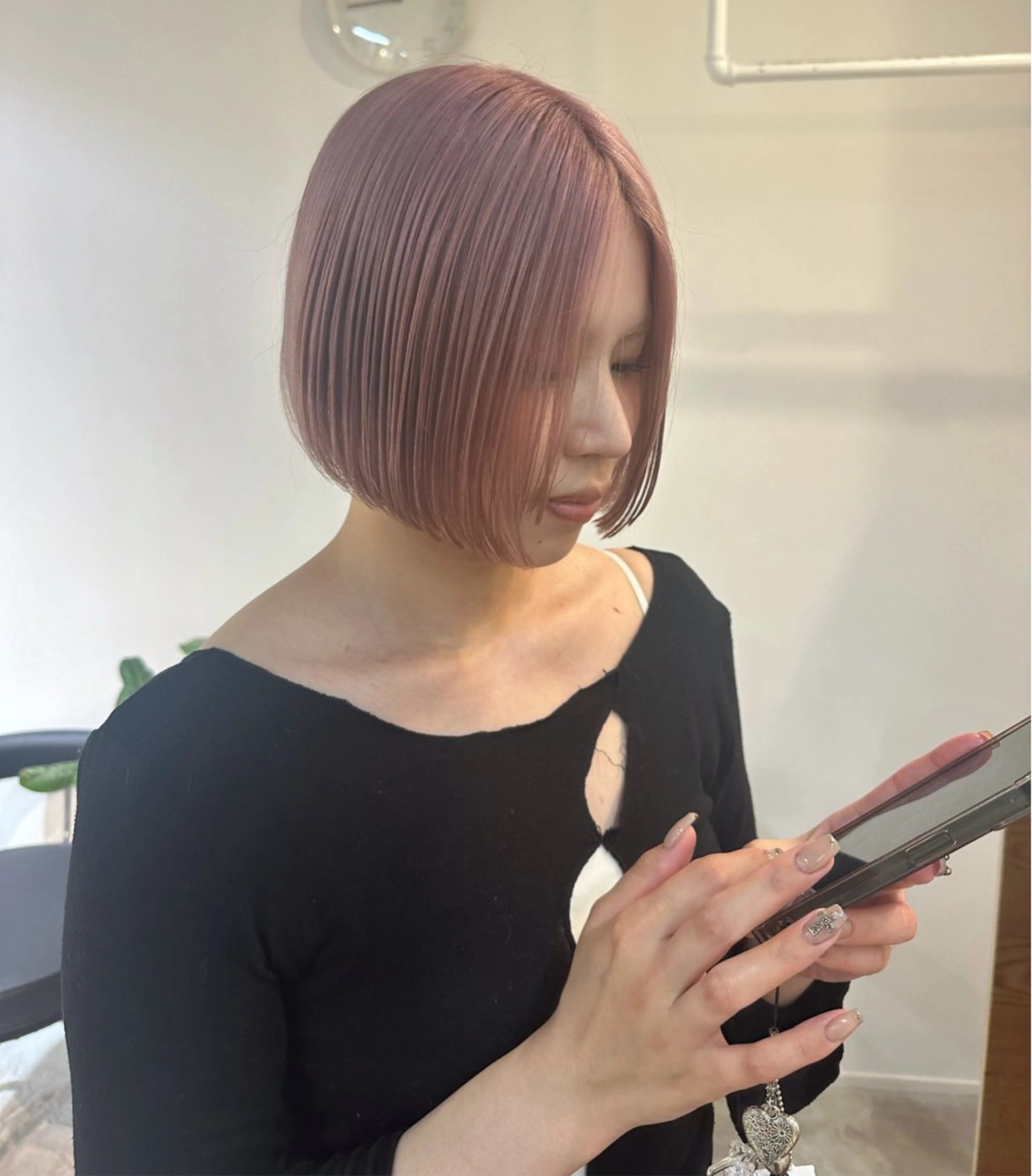 ミディアム カット ヘアカラー fit /Rihoのヘアスタイル