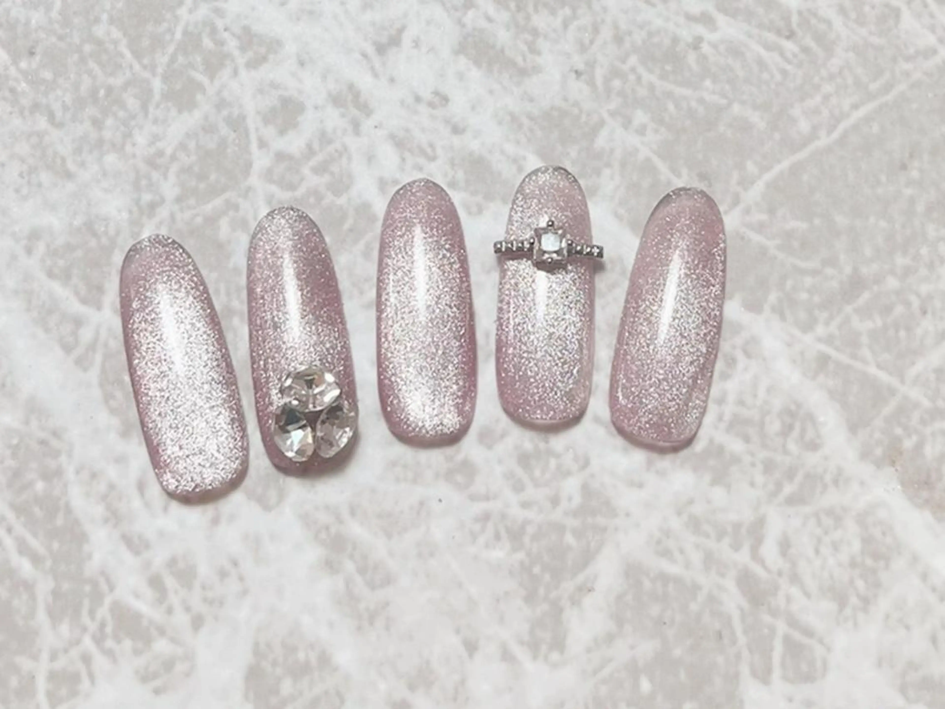 ネイル ハンドネイル マジック ミラーのネイルデザイン