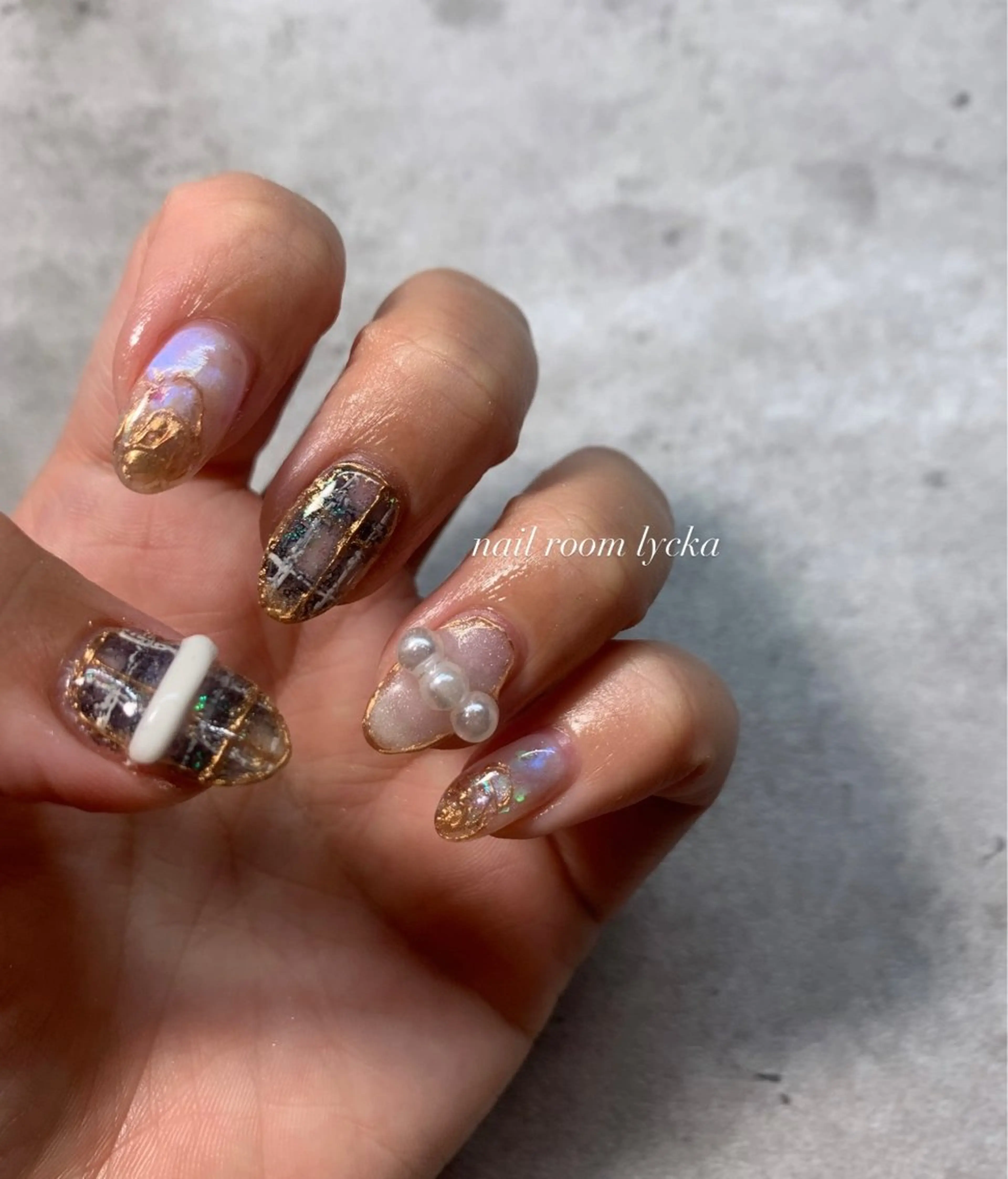 ネイル ﾈｲﾙﾙｰﾑﾘｯｶ 𝐦𝐚𝐲𝐮のネイルデザイン