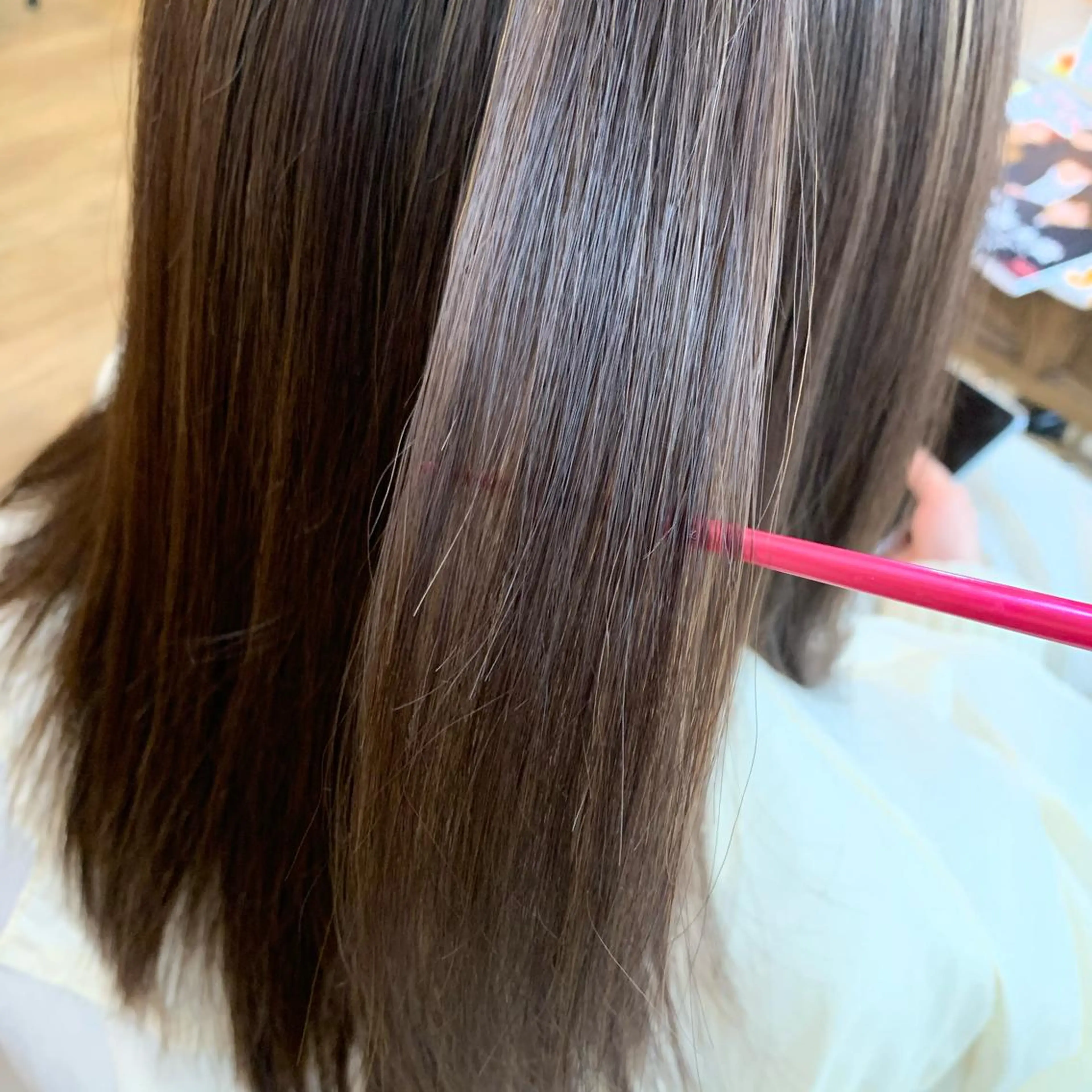 ロング パーマ、髪質改善 菊地美月のヘアスタイル