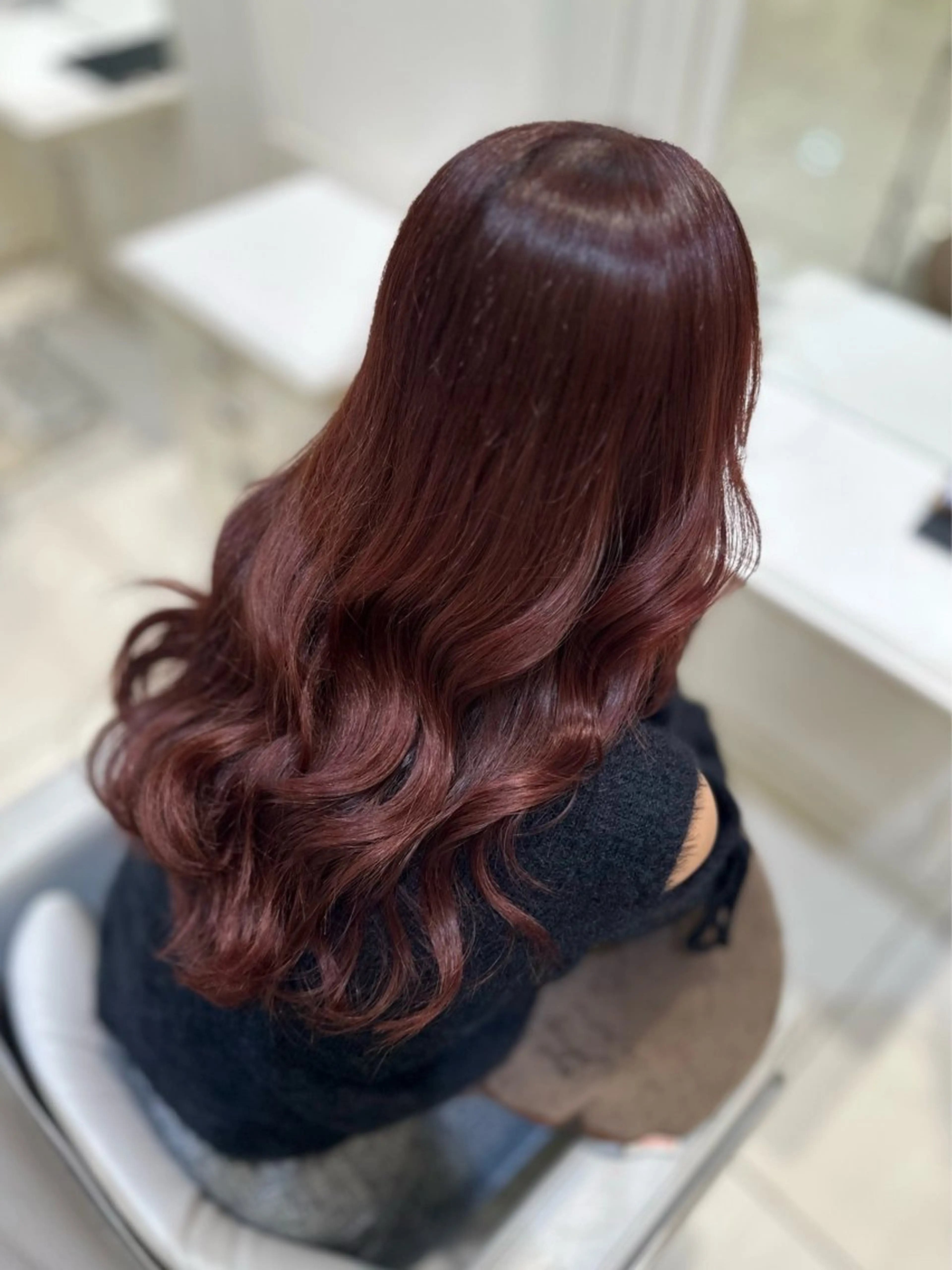 ロング カラー orgo所属・︎︎☁🧺チヒロ モデル募集🧺︎︎☁のヘアスタイル