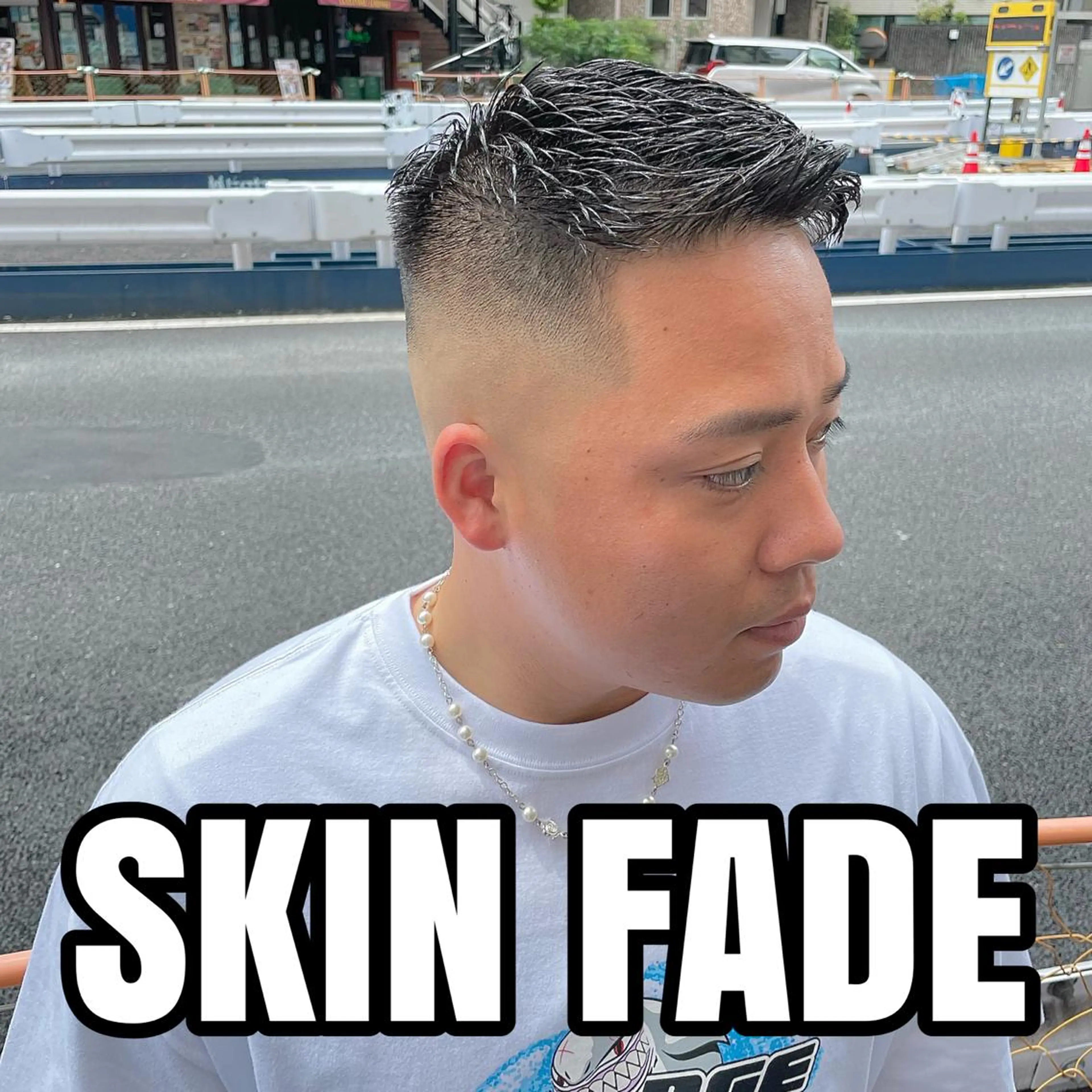 ショート メンズ フェードカット スキンフェード カット 💈メンズパーマ💈 ナカザワ　　リョウのヘアスタイル