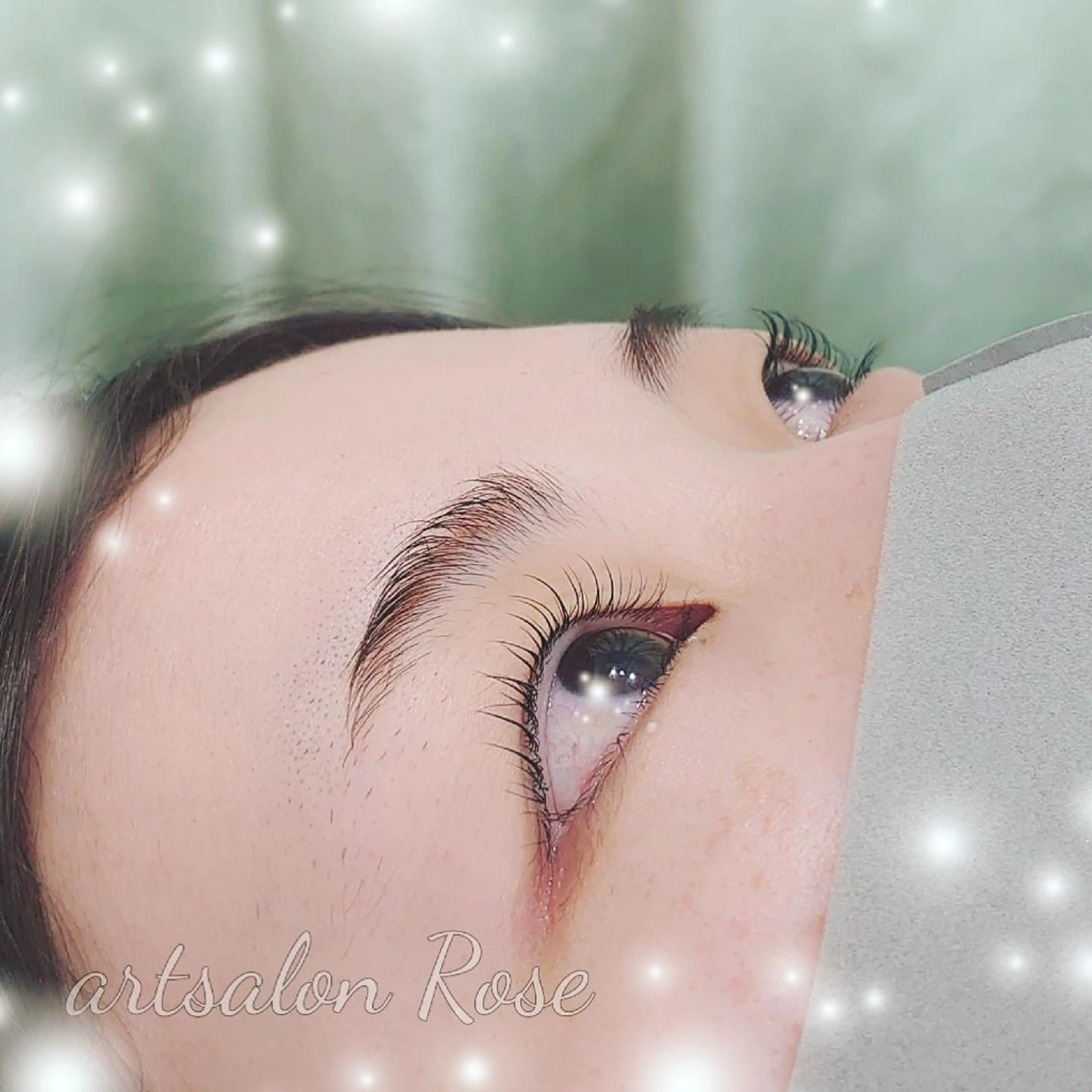 マツエク・マツパ パリジェンヌラッシュリフト まつげパーマ マツパ アートサロン ロゼ　AIのマツエク・マツパデザイン