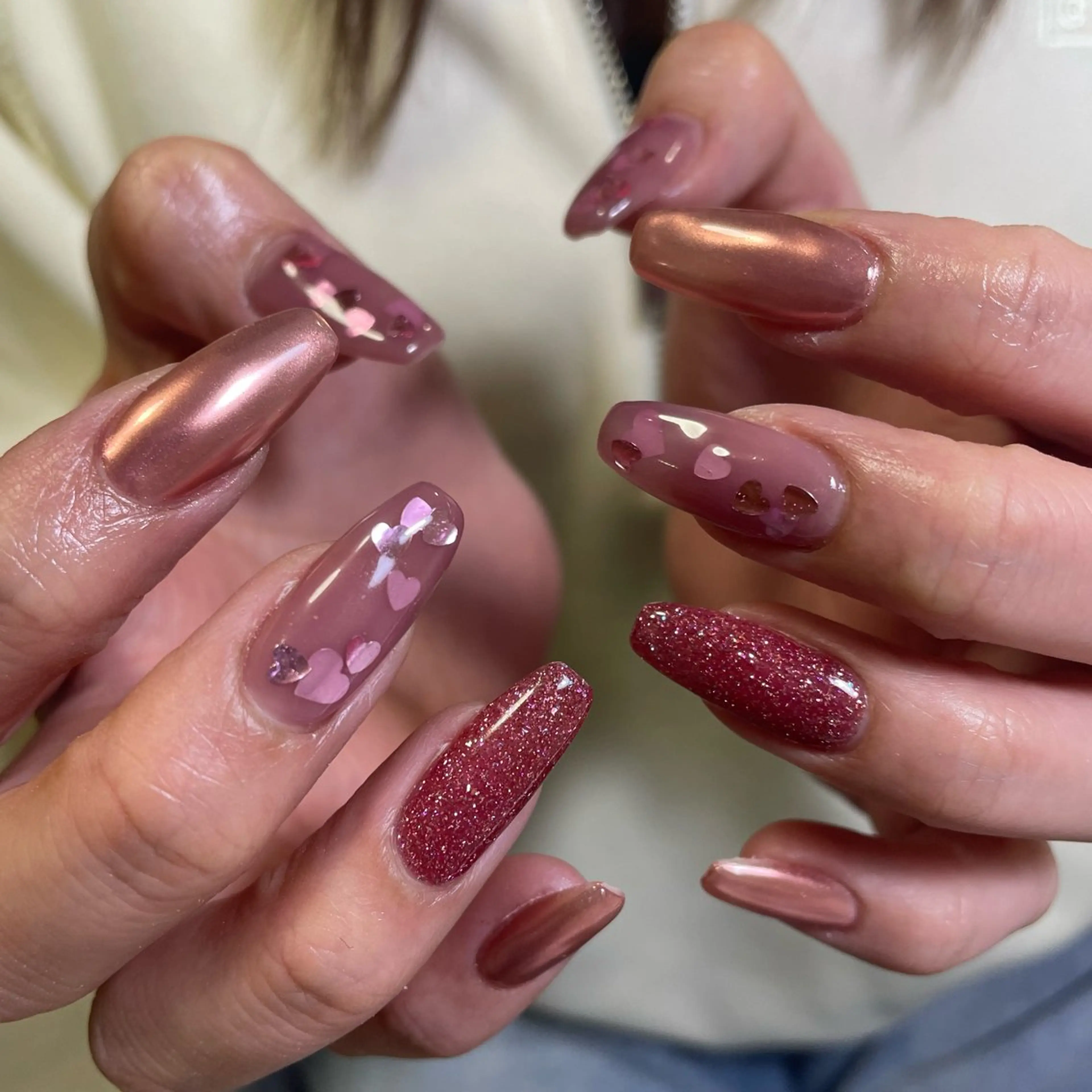 ネイル 持ち込み バレンタイン hazuki / Salon Biのネイルデザイン