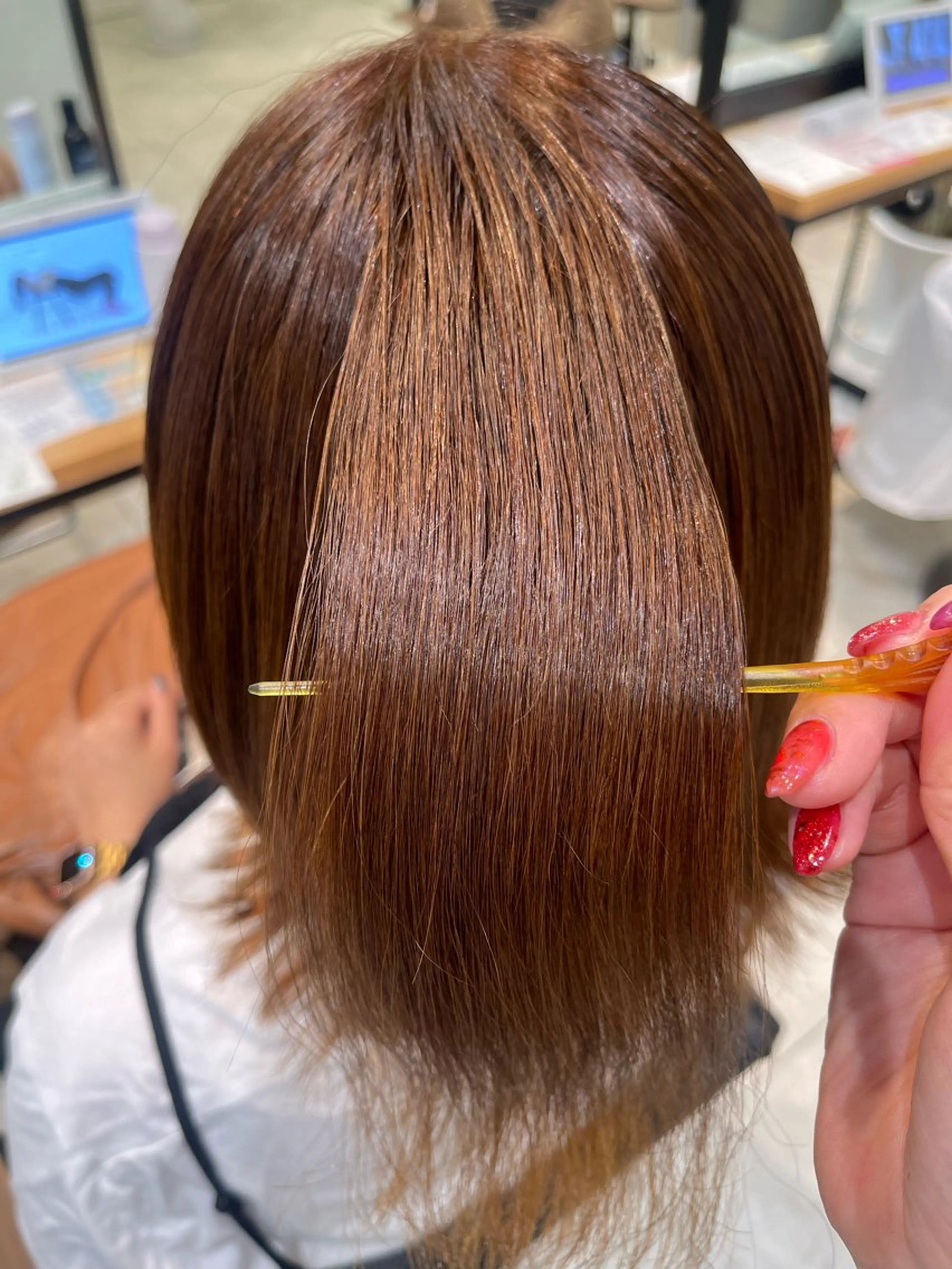 🔥新規様1日3名限定メニュー🔥頭皮に付けないカラー（カラー➕シャンプー🧴‎➕髪質改善オージュアトリートメント）の写真