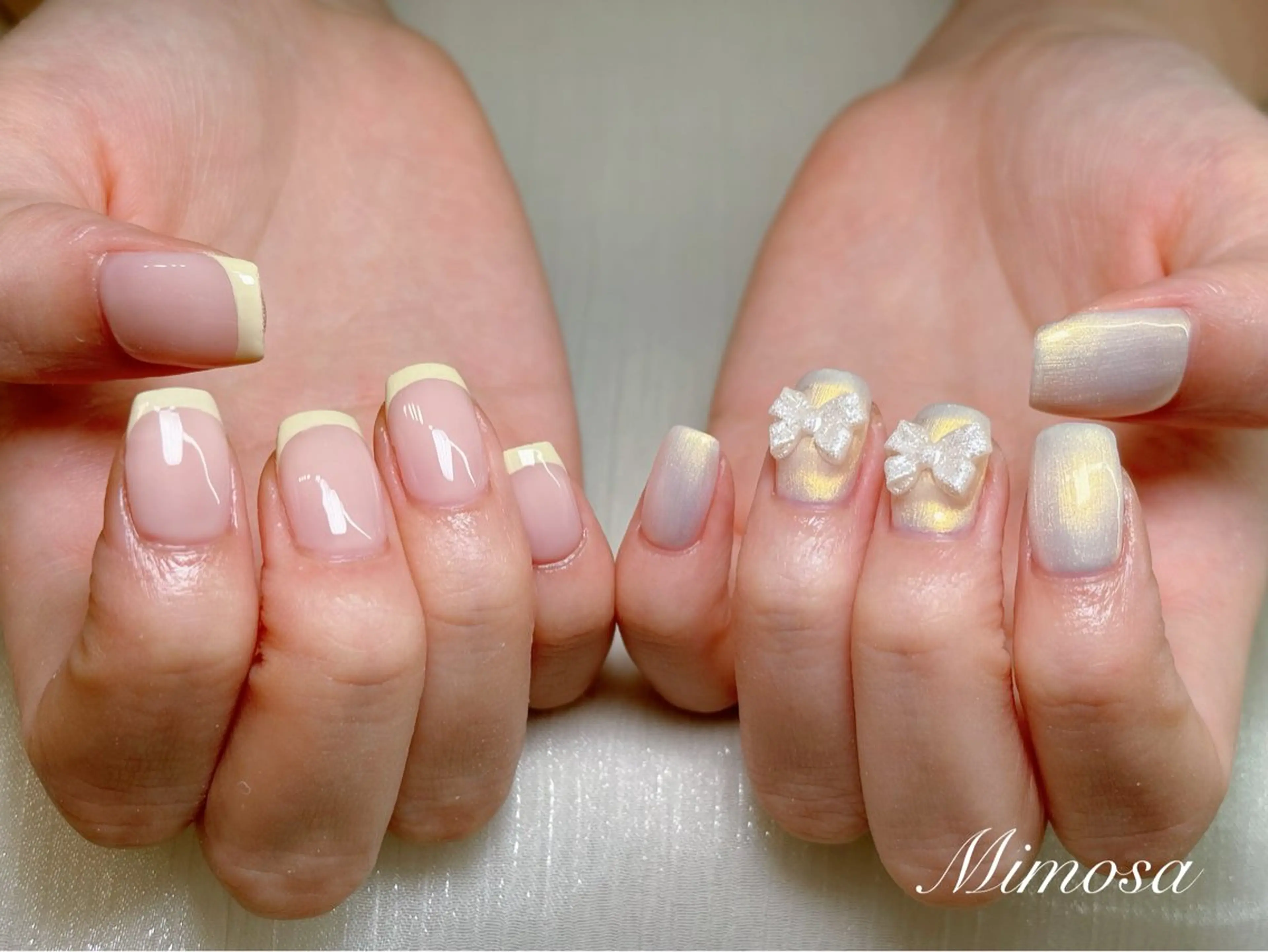 ネイル ハンドネイル 🫧Mimosa 吉祥寺のネイルデザイン
