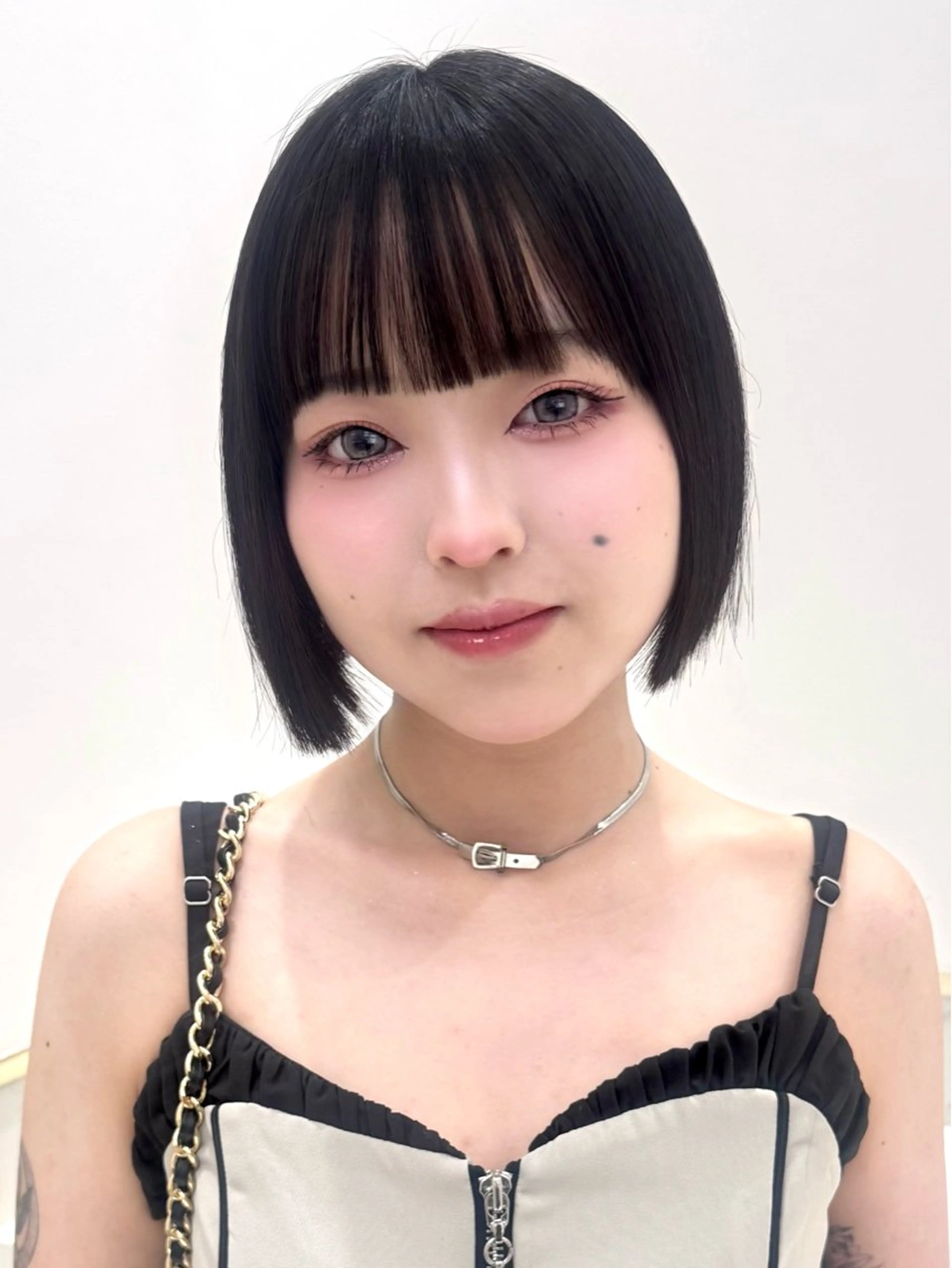 ショート カラー ヘアアレンジ カット ヘアカラー トリートメント ヘッドスパ ヘアセット 縮毛矯正🤍 盛れるボブ/ひかりのヘアスタイル