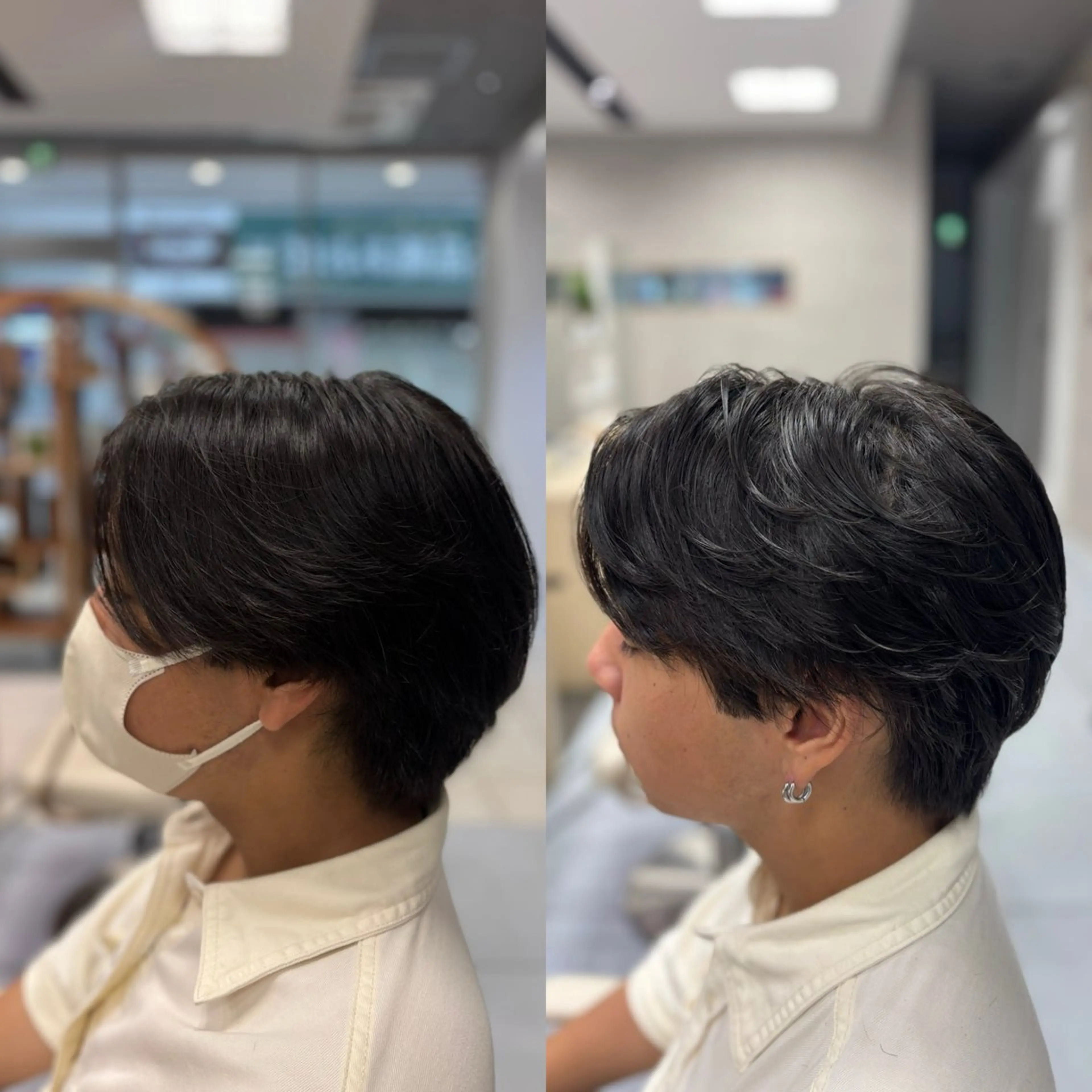 ショート パーマ メンズ カット パーマ メンズ特化韓国風 パーマスタイル/りんのヘアスタイル