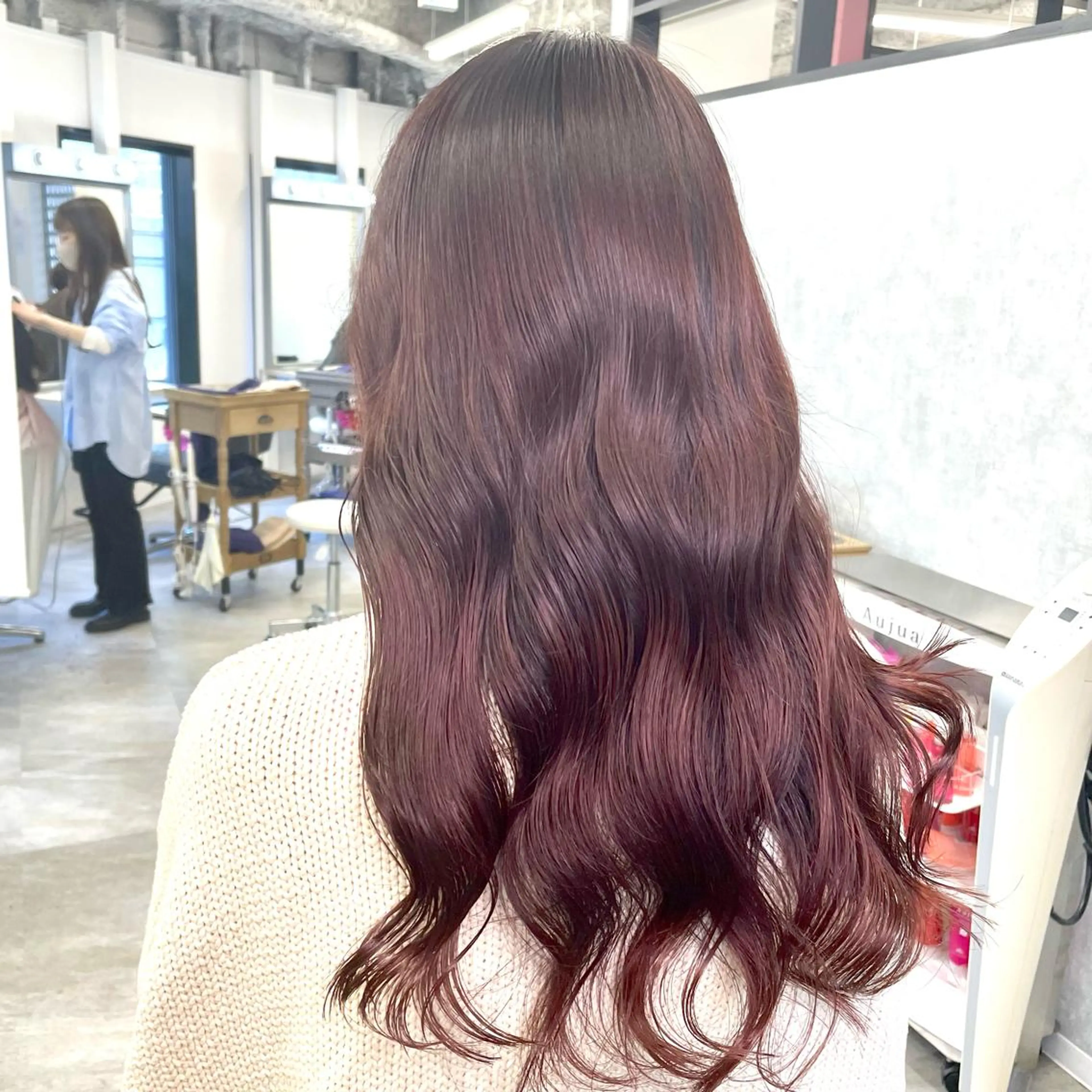 ロング カラー 肌に馴染む暗髪 梅田・増田のヘアスタイル