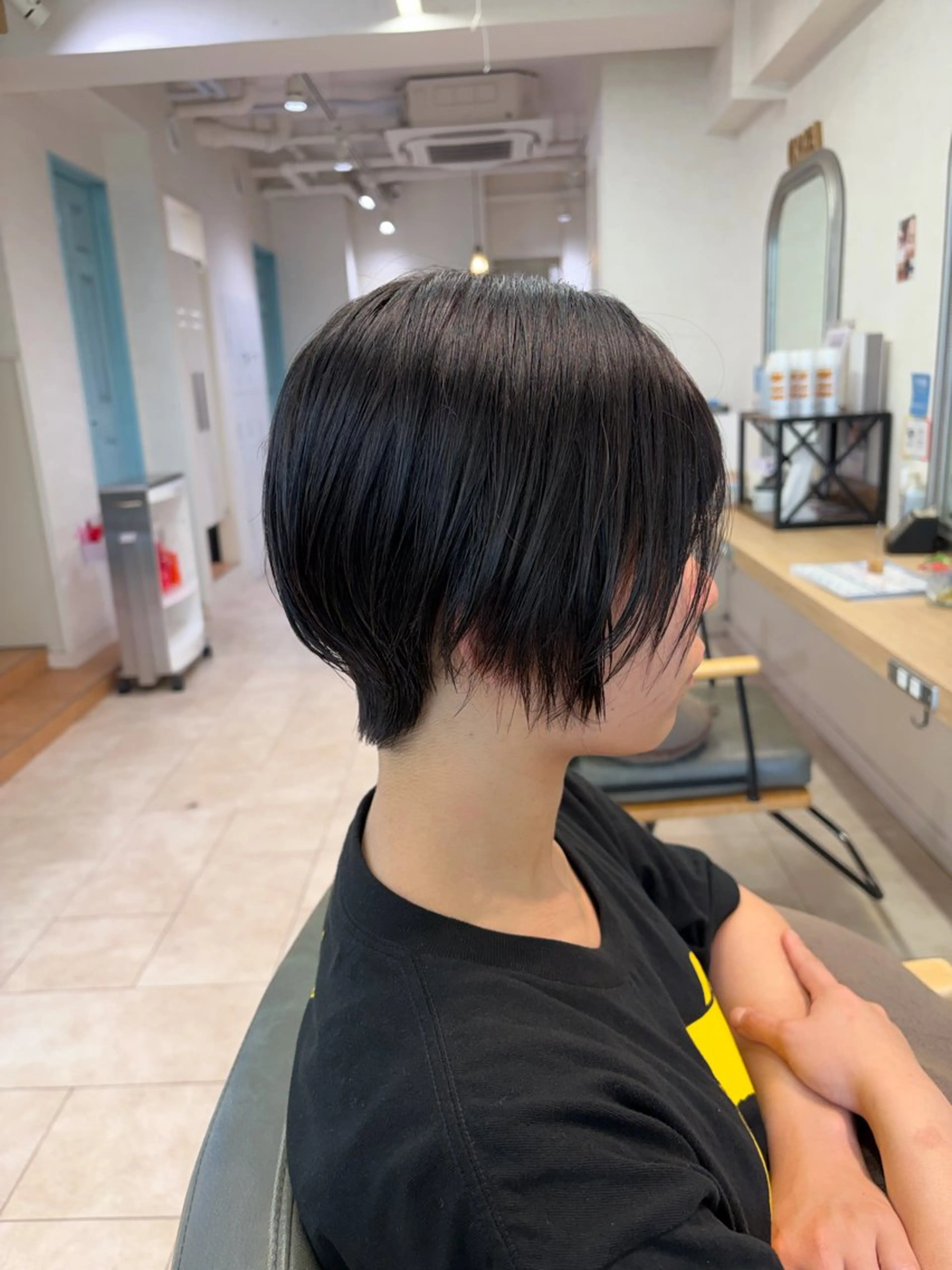 ショート カット 透明感カラー/ 艶髪縮毛矯正/しほのヘアスタイル
