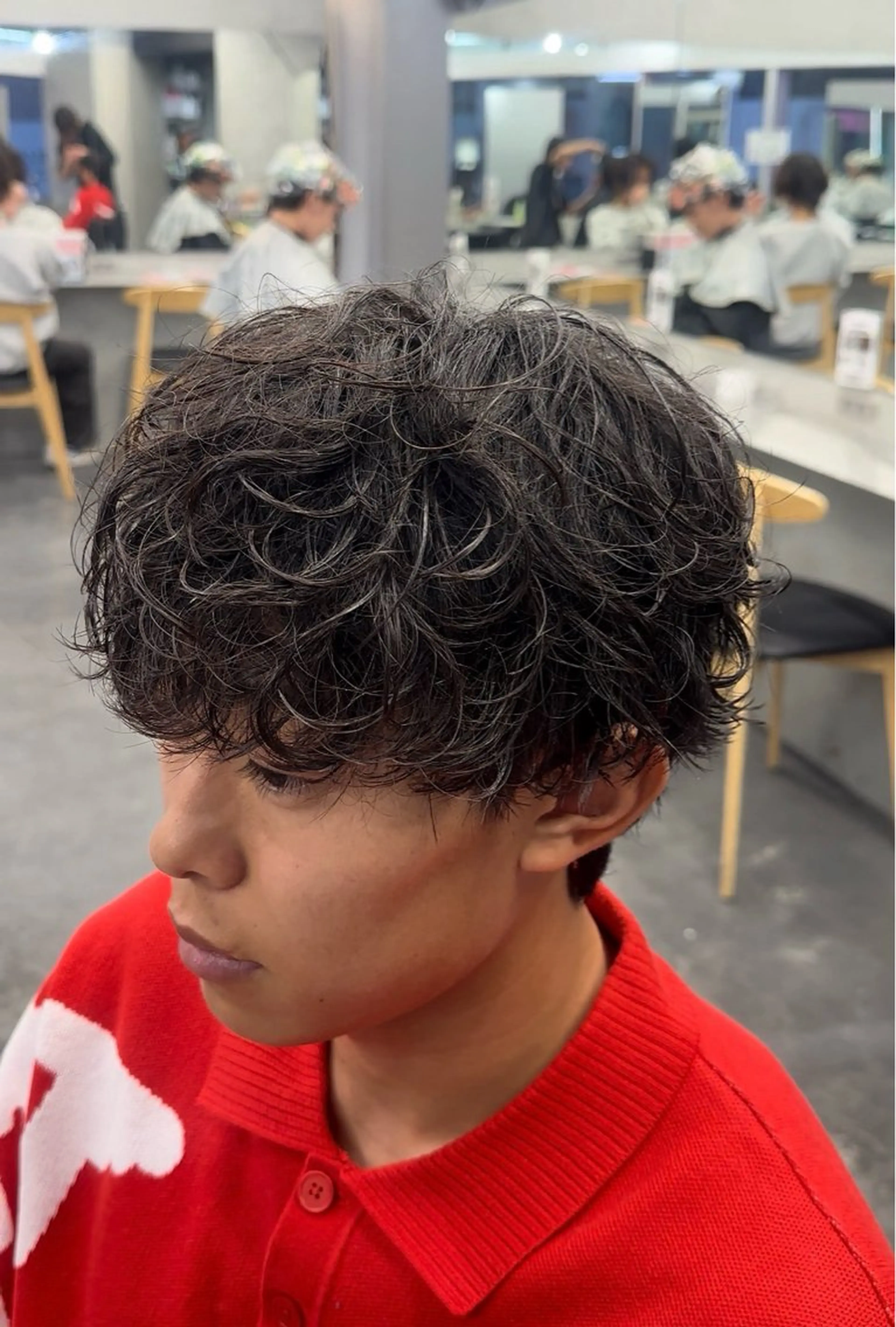 パーマ メンズ メンズパーマ カット パーマ 初パーマ支持率◎松田 優斗のヘアスタイル