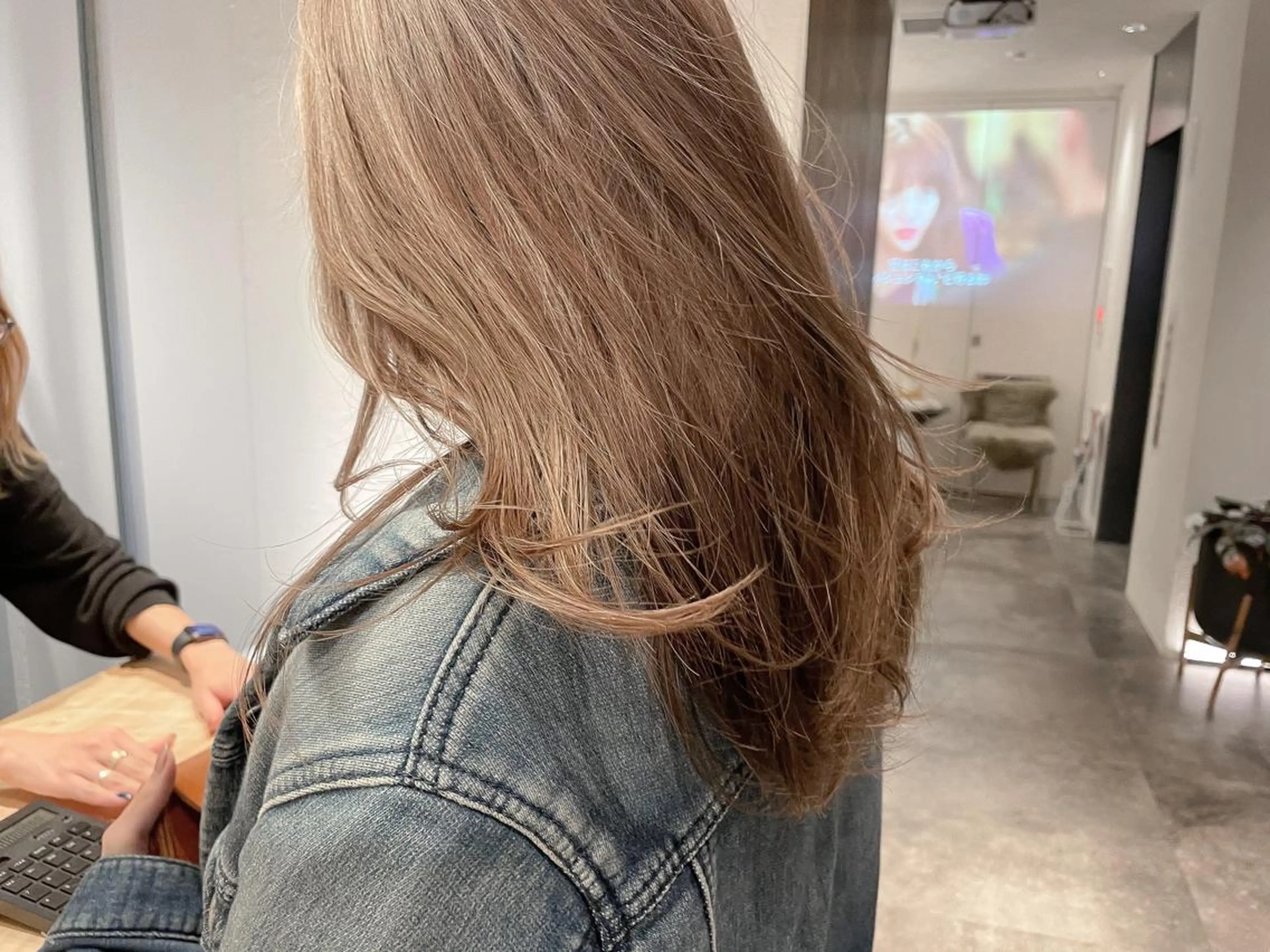 ミディアム カラー 韓国ヘア 店長NEGIのヘアスタイル