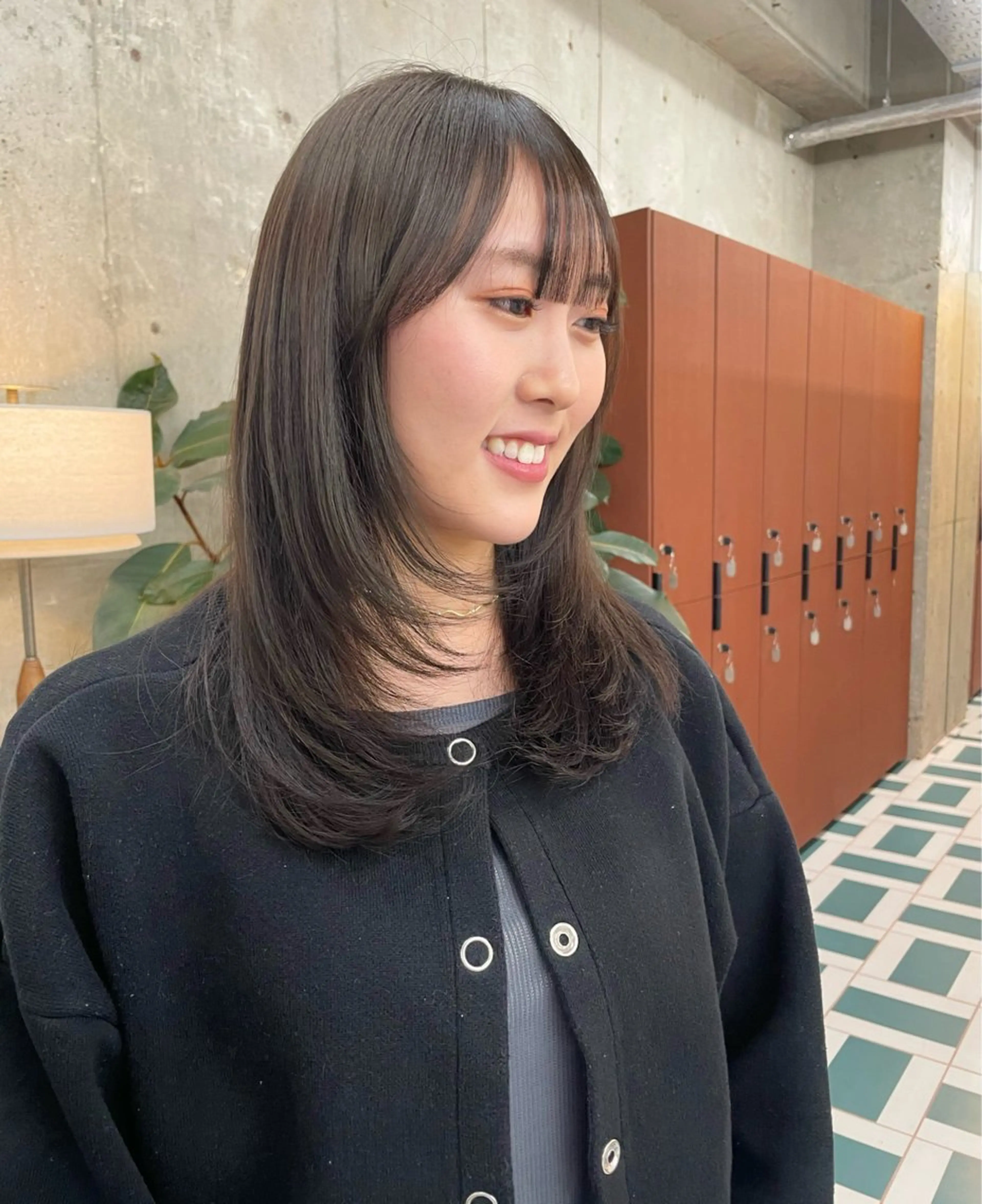 ロング カラー カット ヘアカラー トリートメント RIN🎀レイヤー/ ボブ/オリーブカラーのヘアスタイル