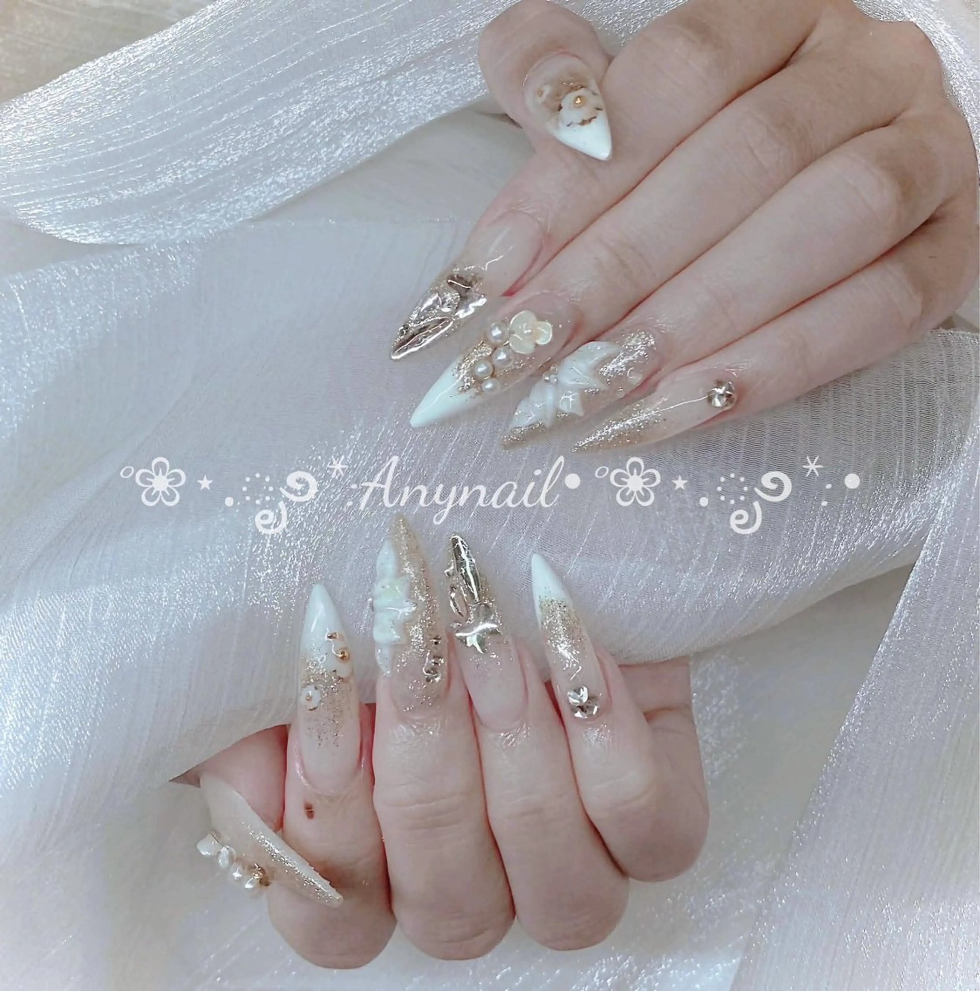 ネイル オーロラネイル ブラウン チークネイル フットネイル フレンチネイル ハンドネイル Ni Niのネイルデザイン