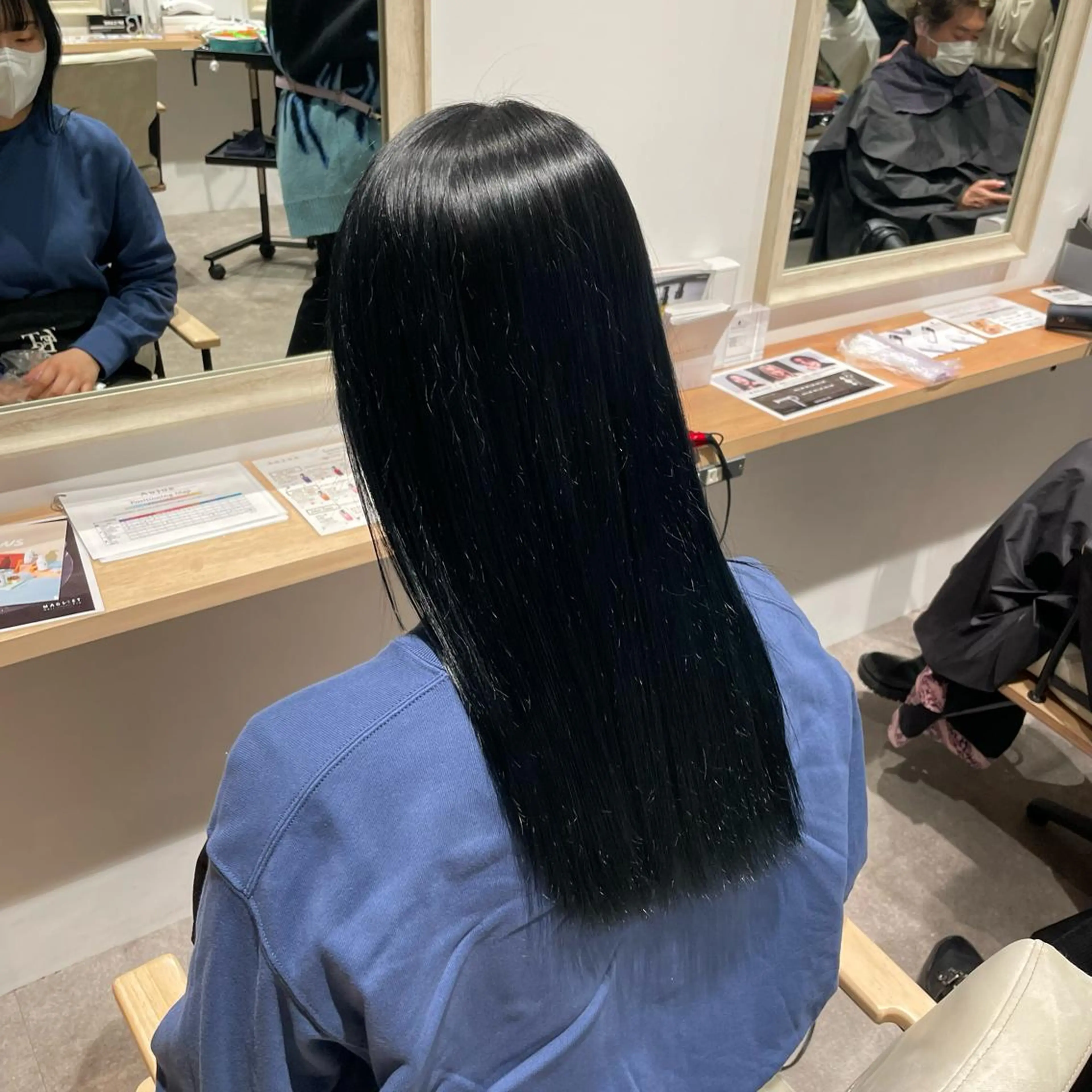 ロング ヘアカラー ハイトーン🦄ネイル 💞のぶちのネイルデザイン