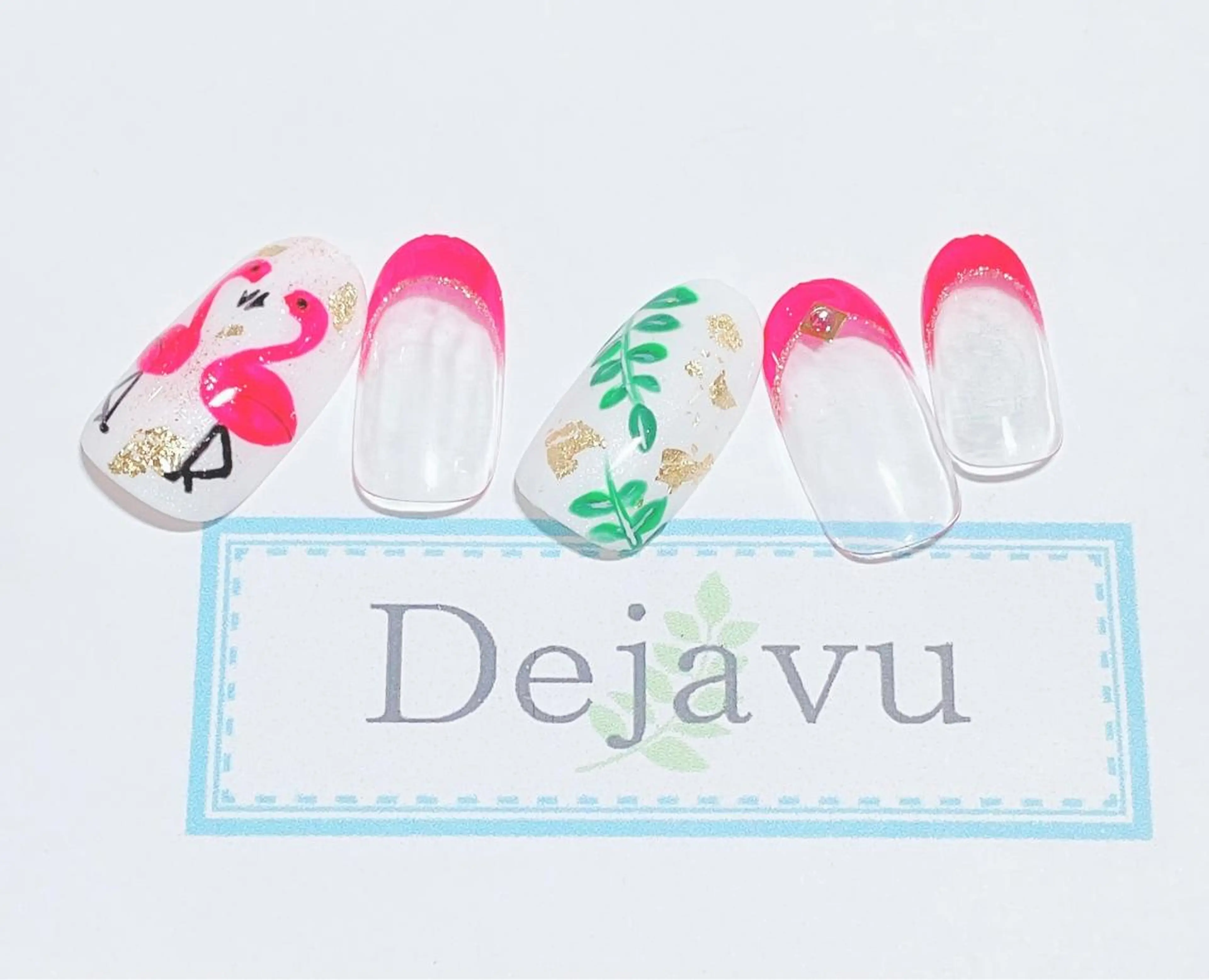 ネイル アートネイル 夏ネイル Nail salon Dejavu 🌿のネイルデザイン