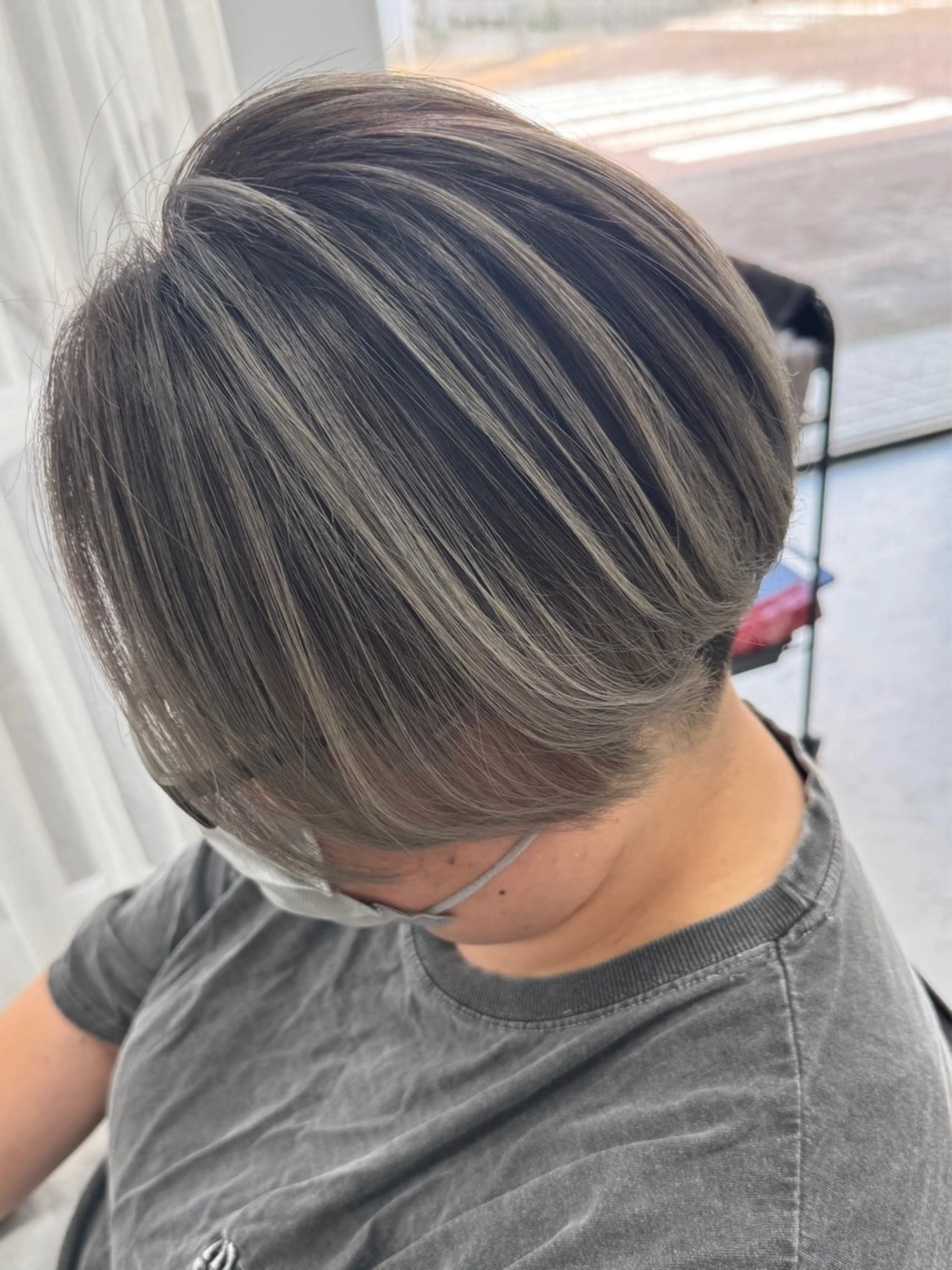 ショート カラー バレイヤージュ レイヤーカット カット ヘアカラー トリートメント ヒラガカナ▼ ECLAT HAIRのヘアスタイル