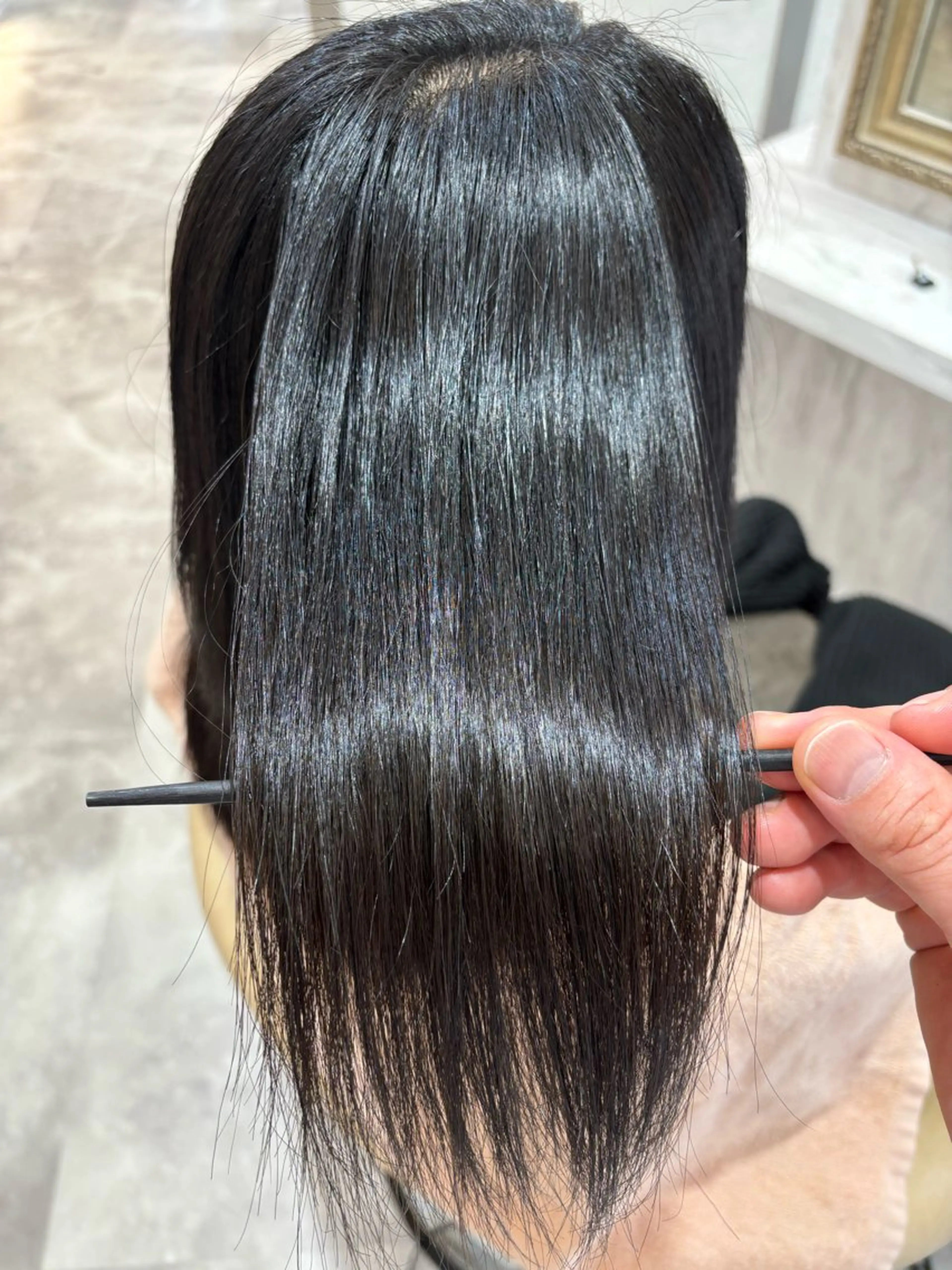 セミロング パーマ 縮毛矯正 トリートメント Matsuo Eisukeのヘアスタイル