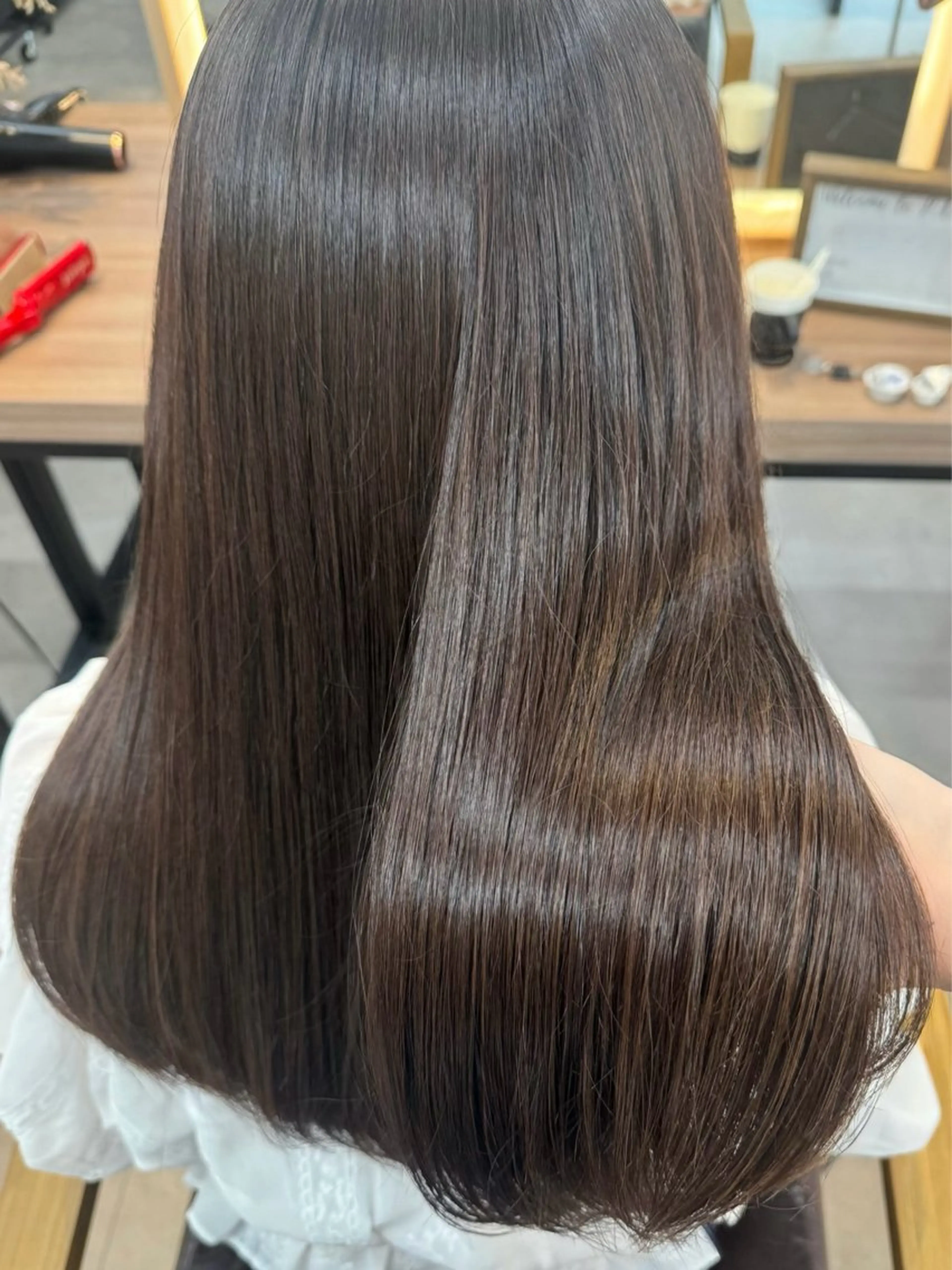 セミロング カラー ブラウンカラー ヘアカラー トリートメント 髪質改善/レイヤー/ 🐣kokoro🌸のヘアスタイル