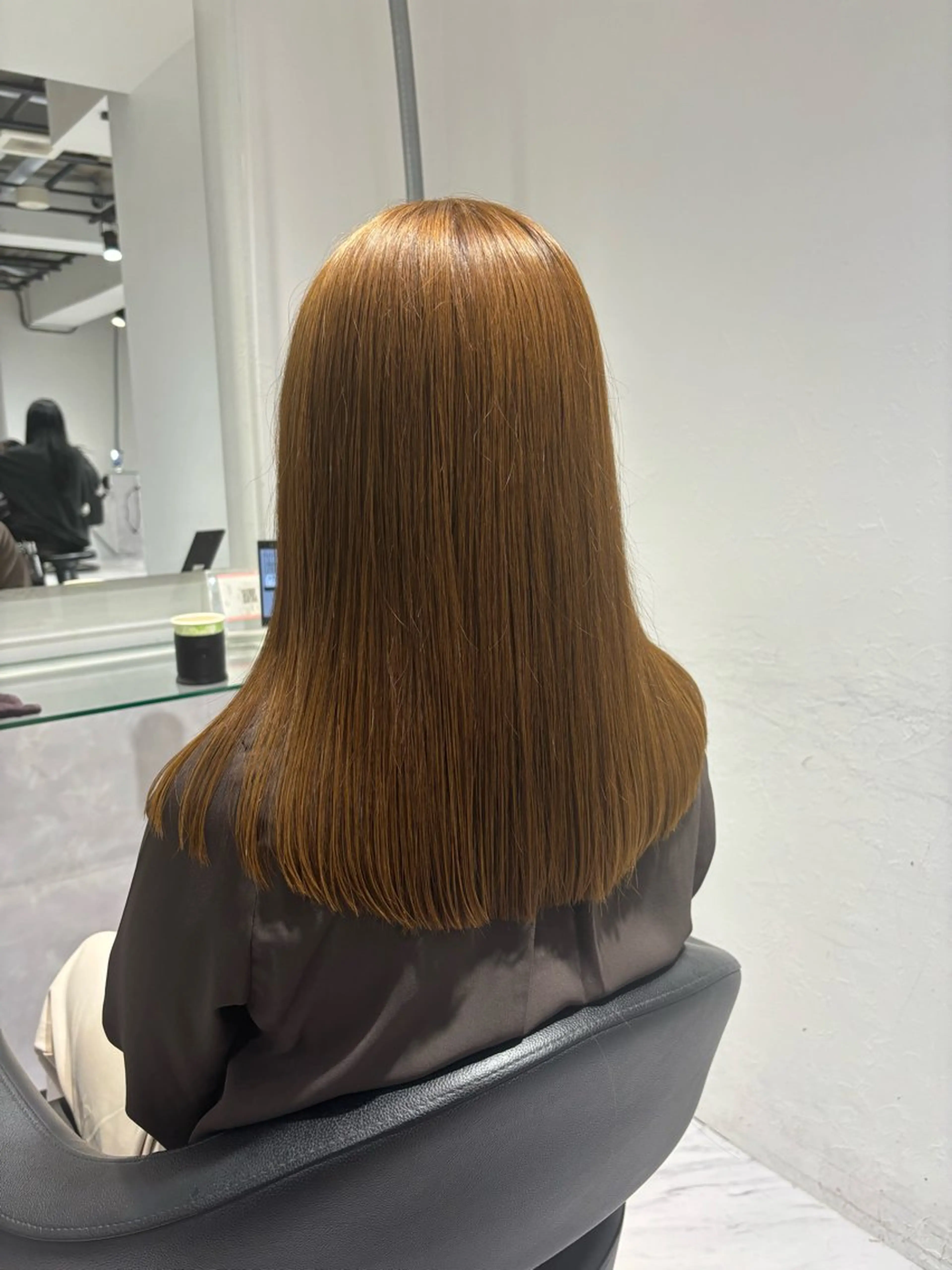 ロング カラー カット ヘアカラー トリートメント ヘッドスパ ヘアセット 表参道♡暗髪♡ 艶カラー♡アユミのヘアスタイル