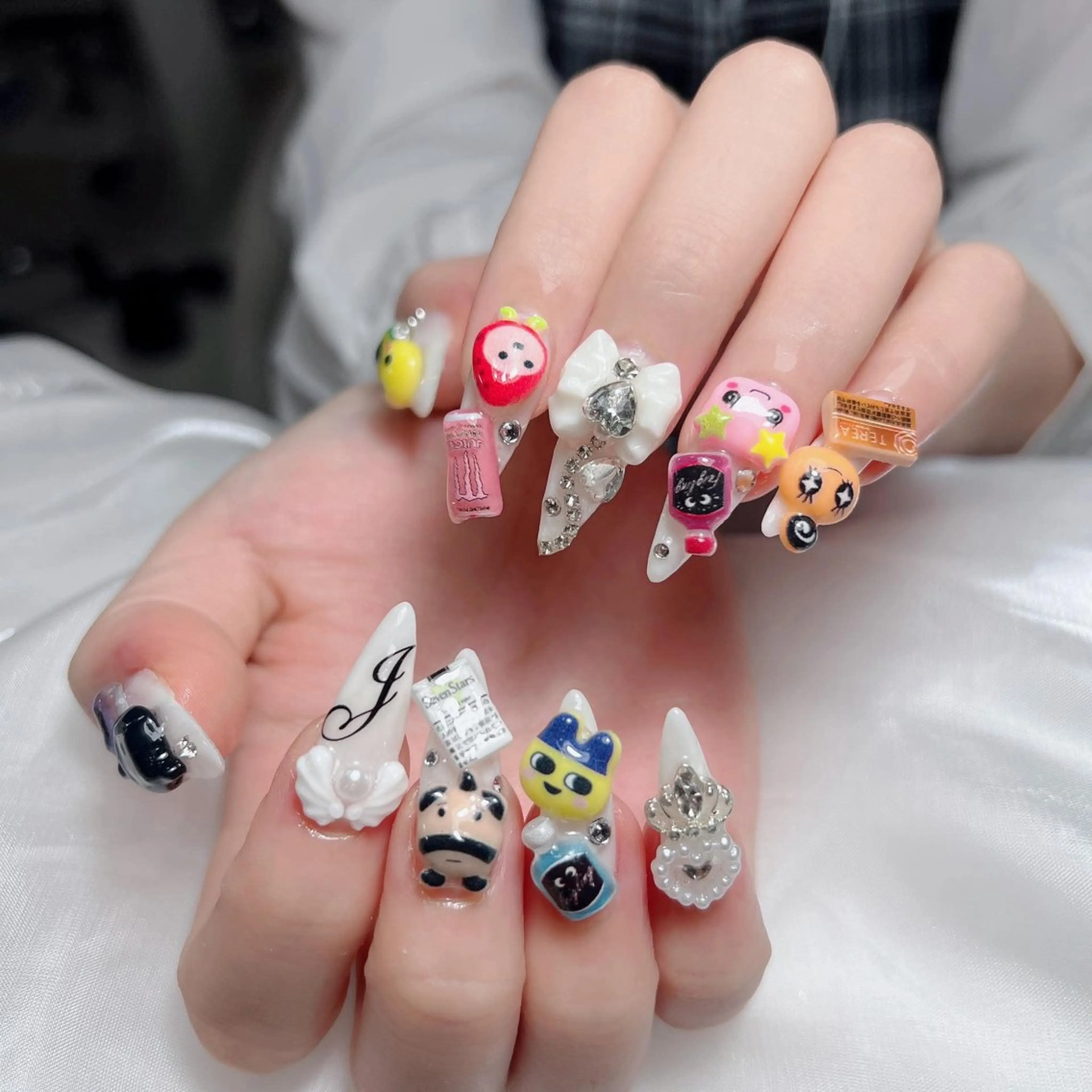 ネイル アートネイル 韓国ネイル 持ち込み ワンホンネイル ハンドネイル Lenie Nail Salonのネイルデザイン