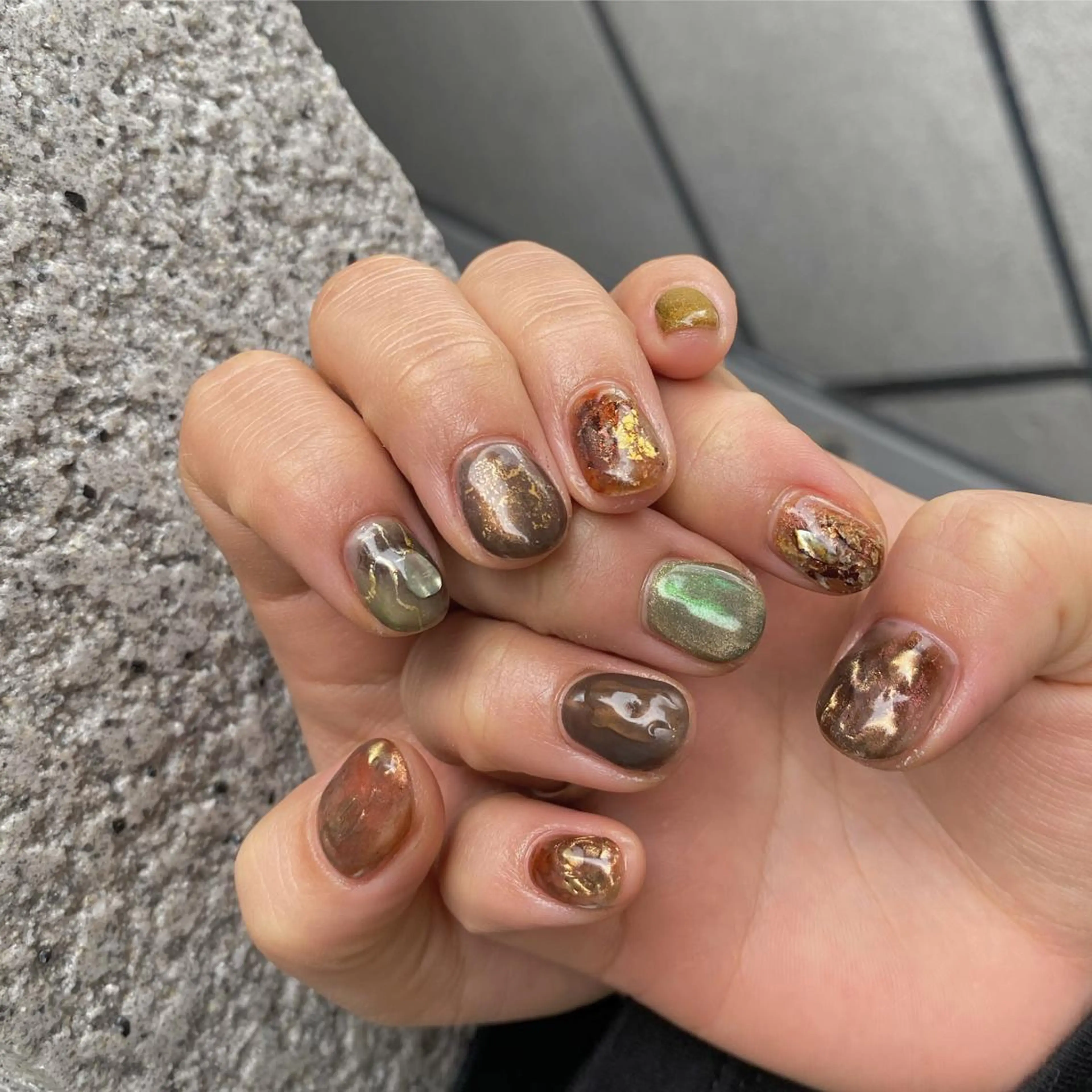 ネイル アートネイル ハンドネイル nable.所属・栗林 実莉のネイルデザイン