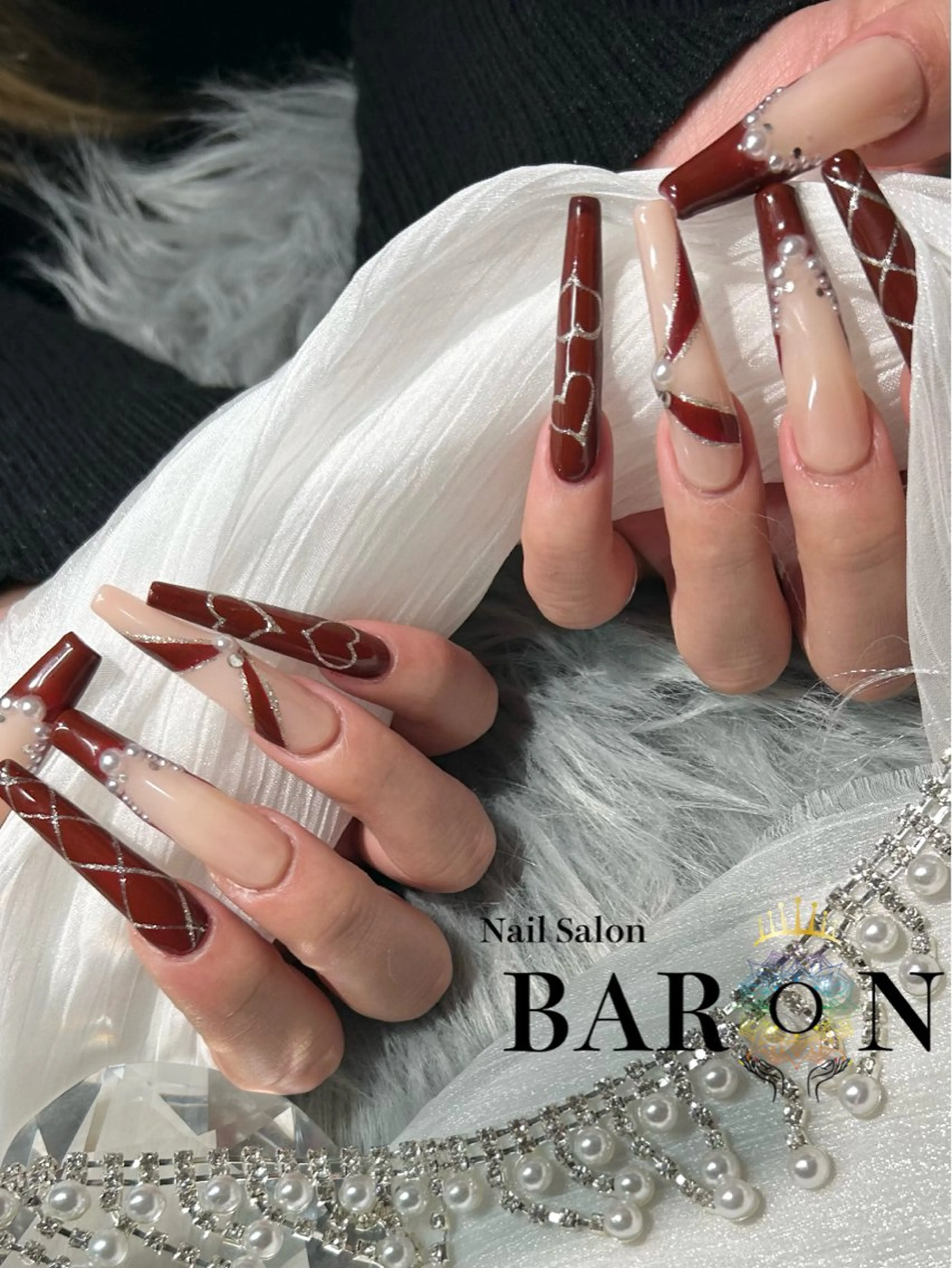 ネイル ハンドネイル BARON MEGUMIのネイルデザイン