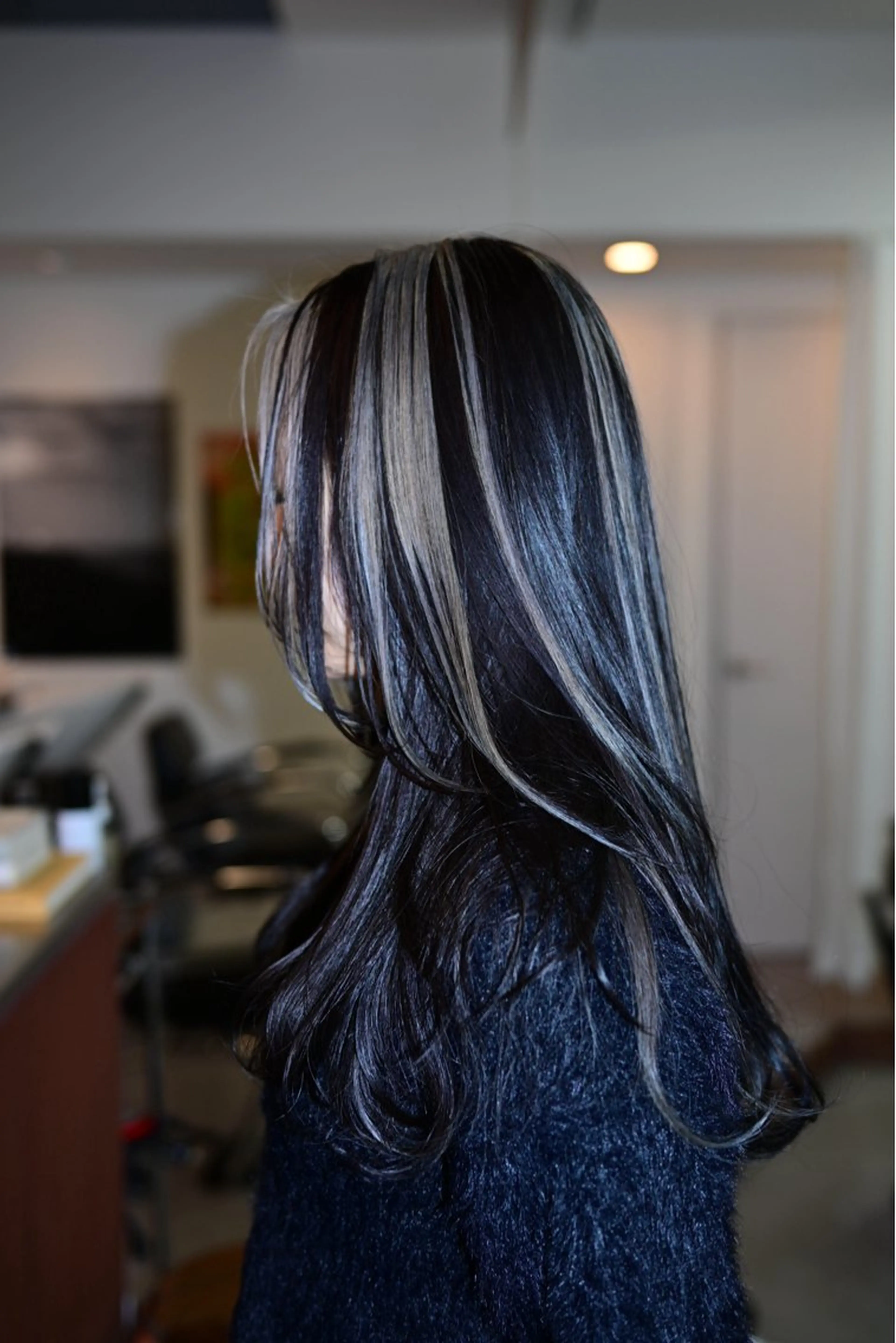 セミロング カット ヘアカラー トリートメント ハッシュカット /レイヤー/大阪中津のヘアスタイル