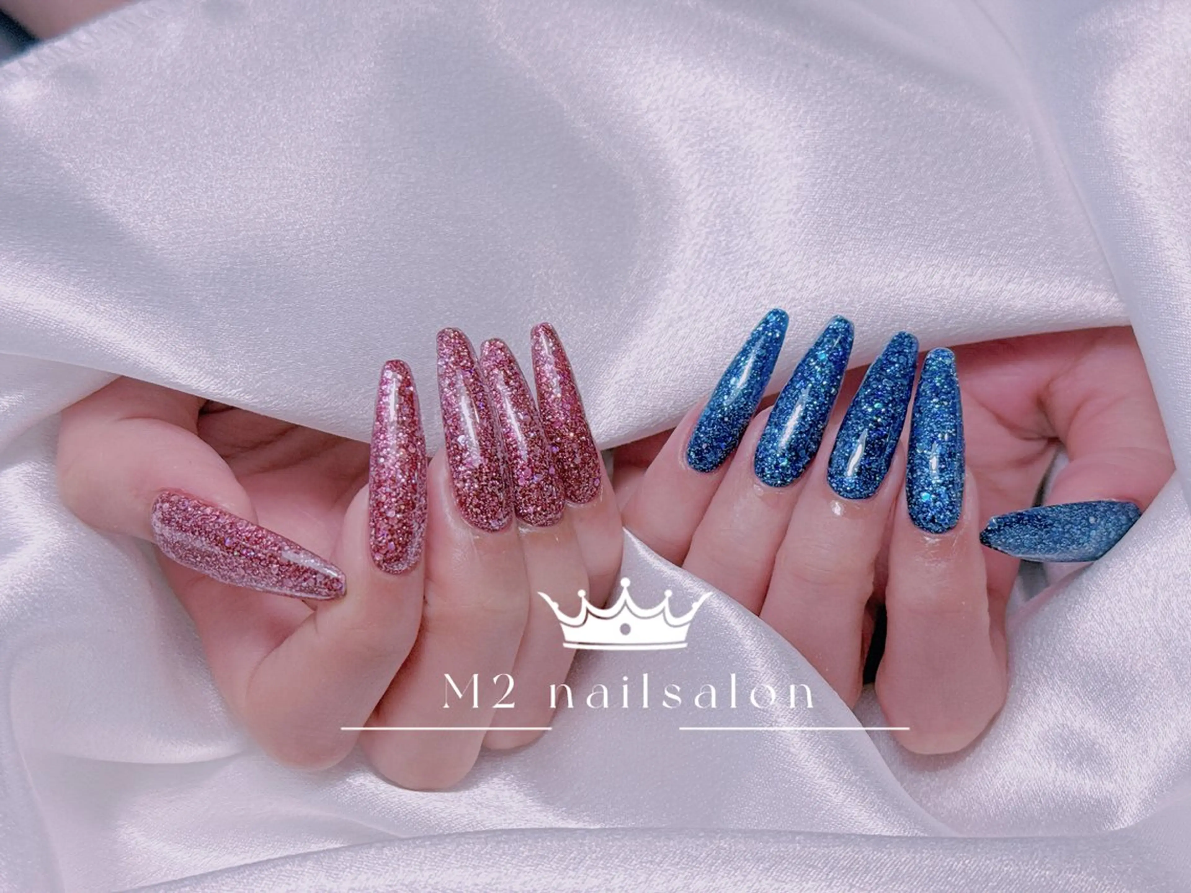 ネイル ハンドネイル 長さだし専門店 M2　rikaのネイルデザイン