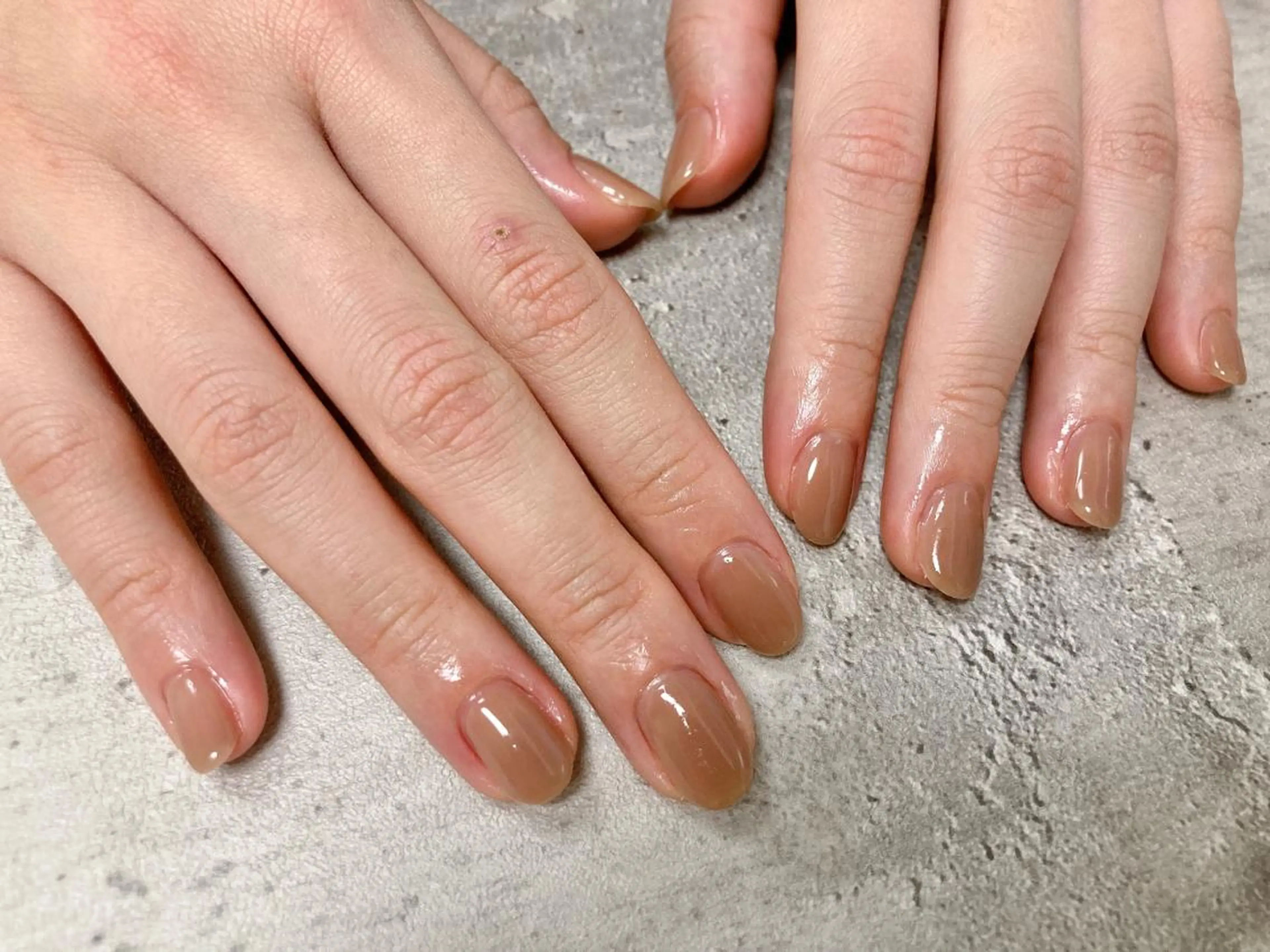 ネイル ワンカラーネイル ハンドネイル mogunail &blowのネイルデザイン
