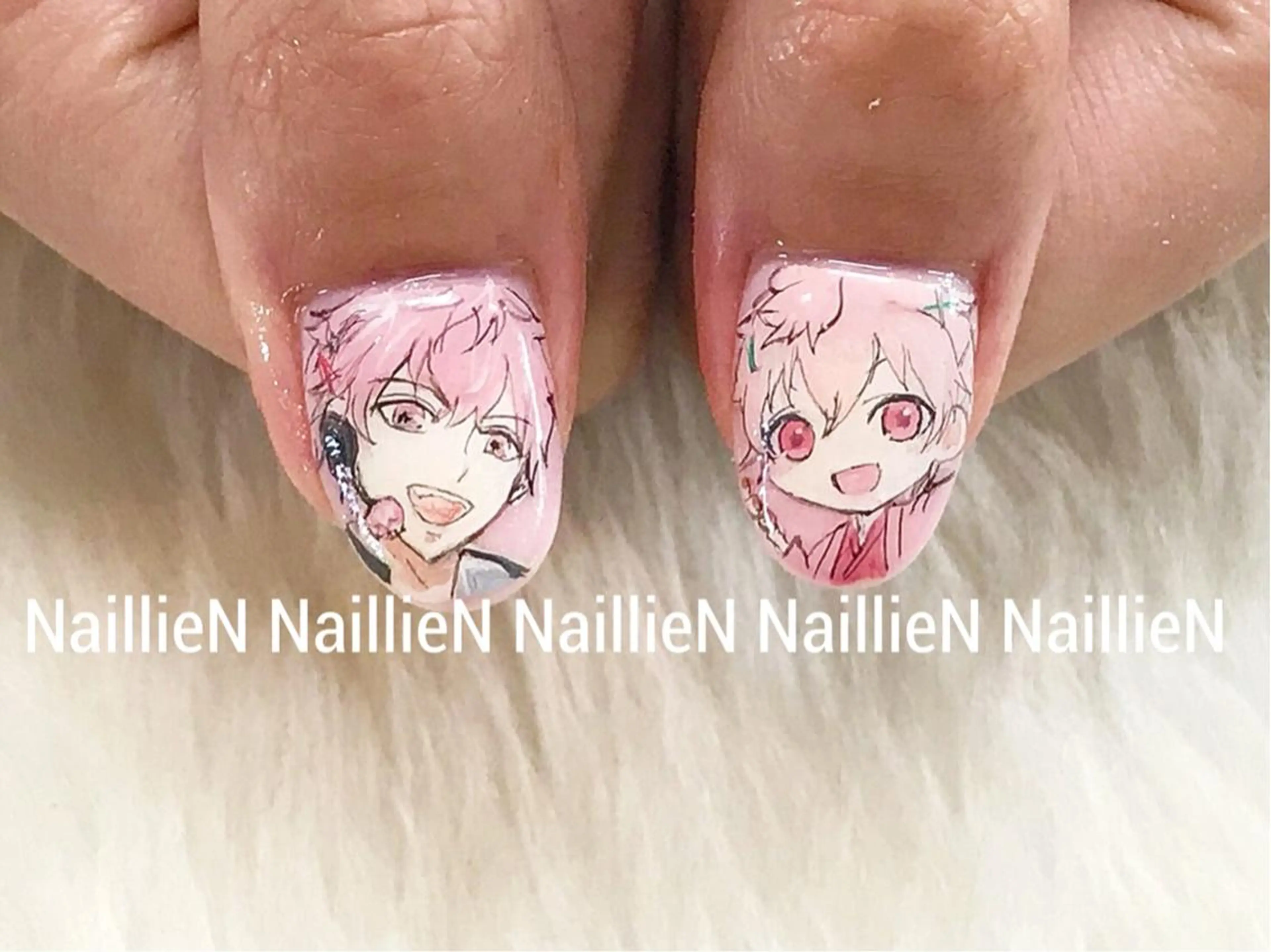 ネイル 持ち込み ハンドネイル Nail lieNのネイルデザイン