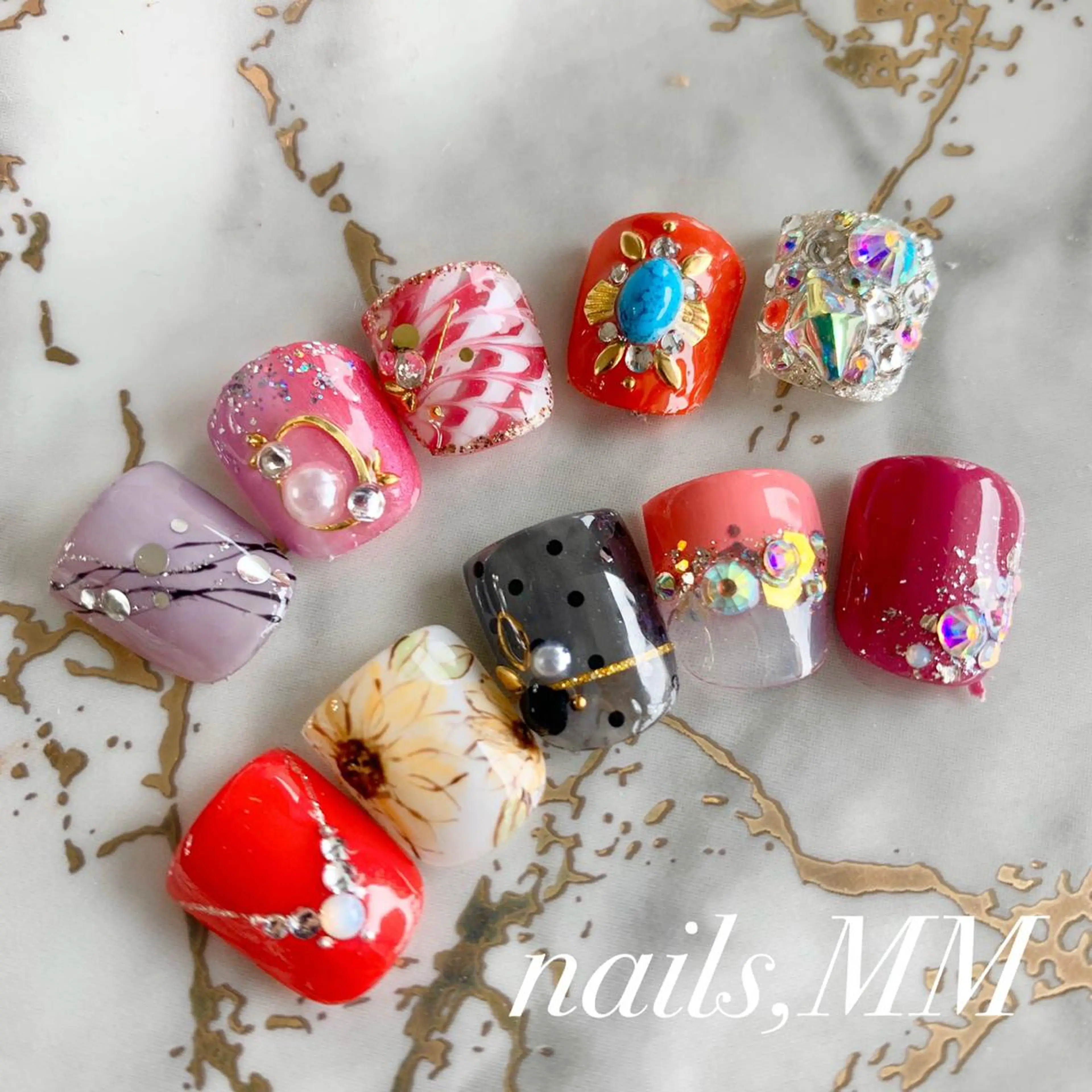 ネイル フットネイル nailsalon MMのネイルデザイン