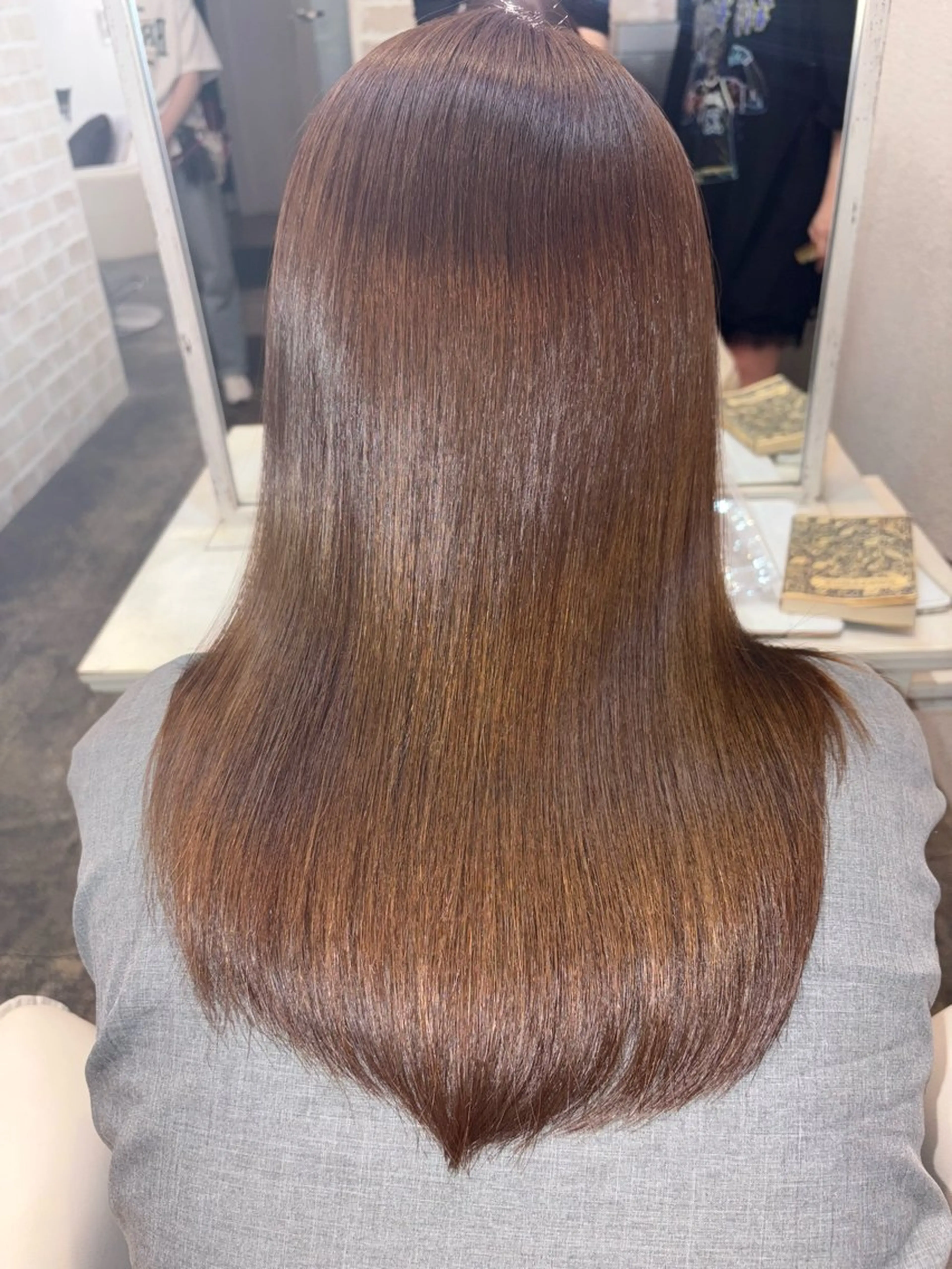 【平日限定☆リピート◎】カット+縮毛矯正+髪質改善トリートメントの写真