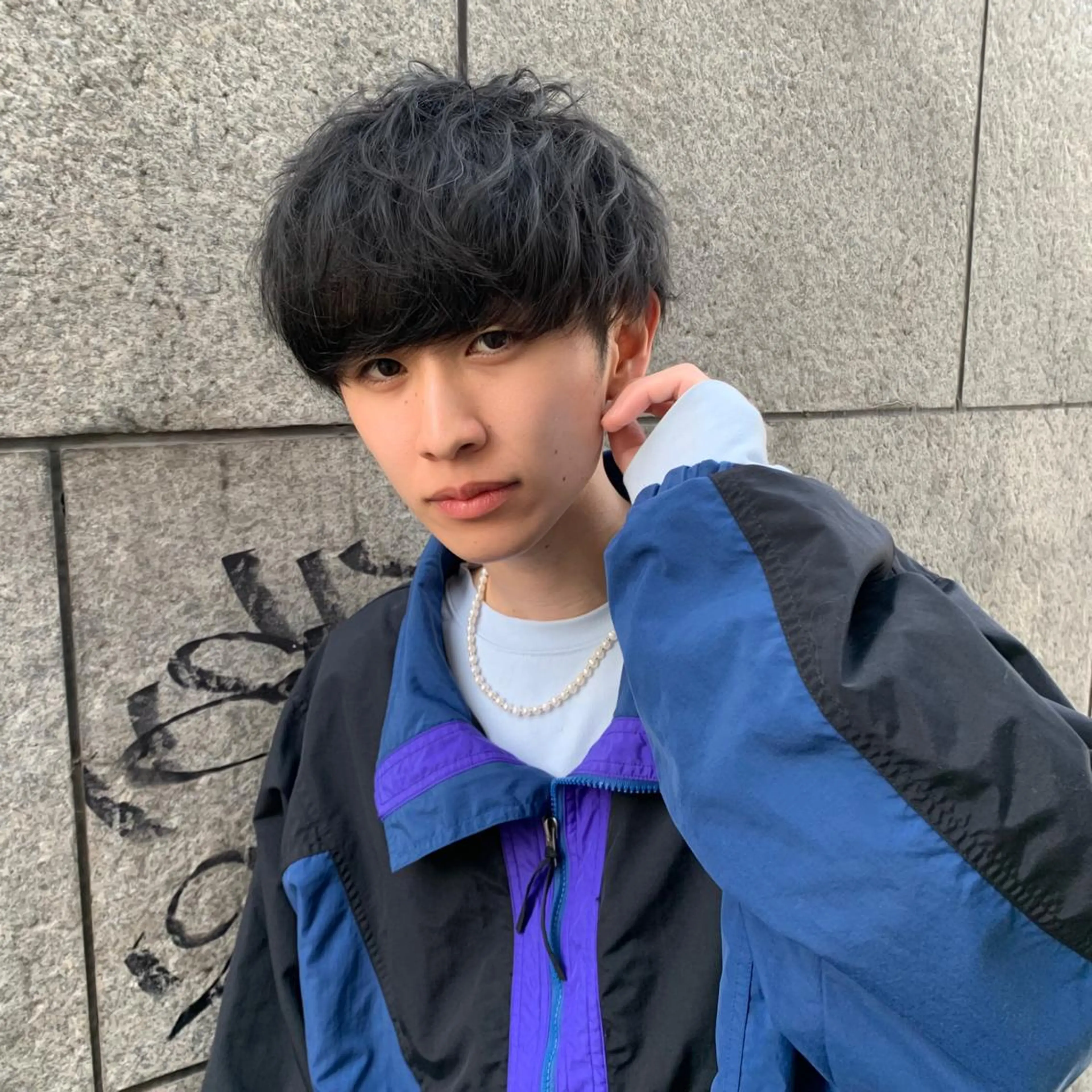 メンズ ハイトーン職人 ♡中島凱人のヘアスタイル