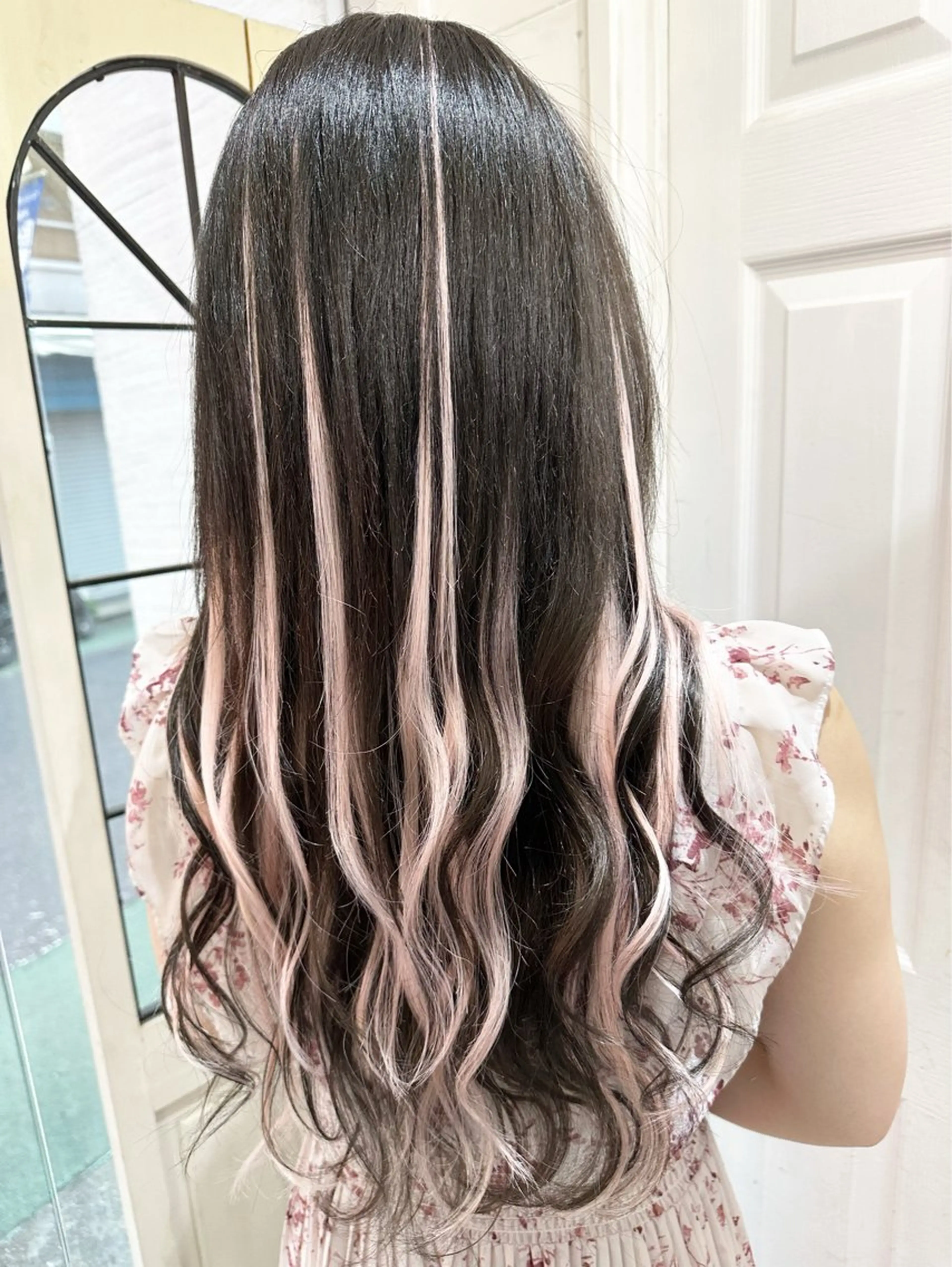 ロング エクステ ハイライト 中目黒✂︎店長✂︎ TOMOHIROのヘアスタイル