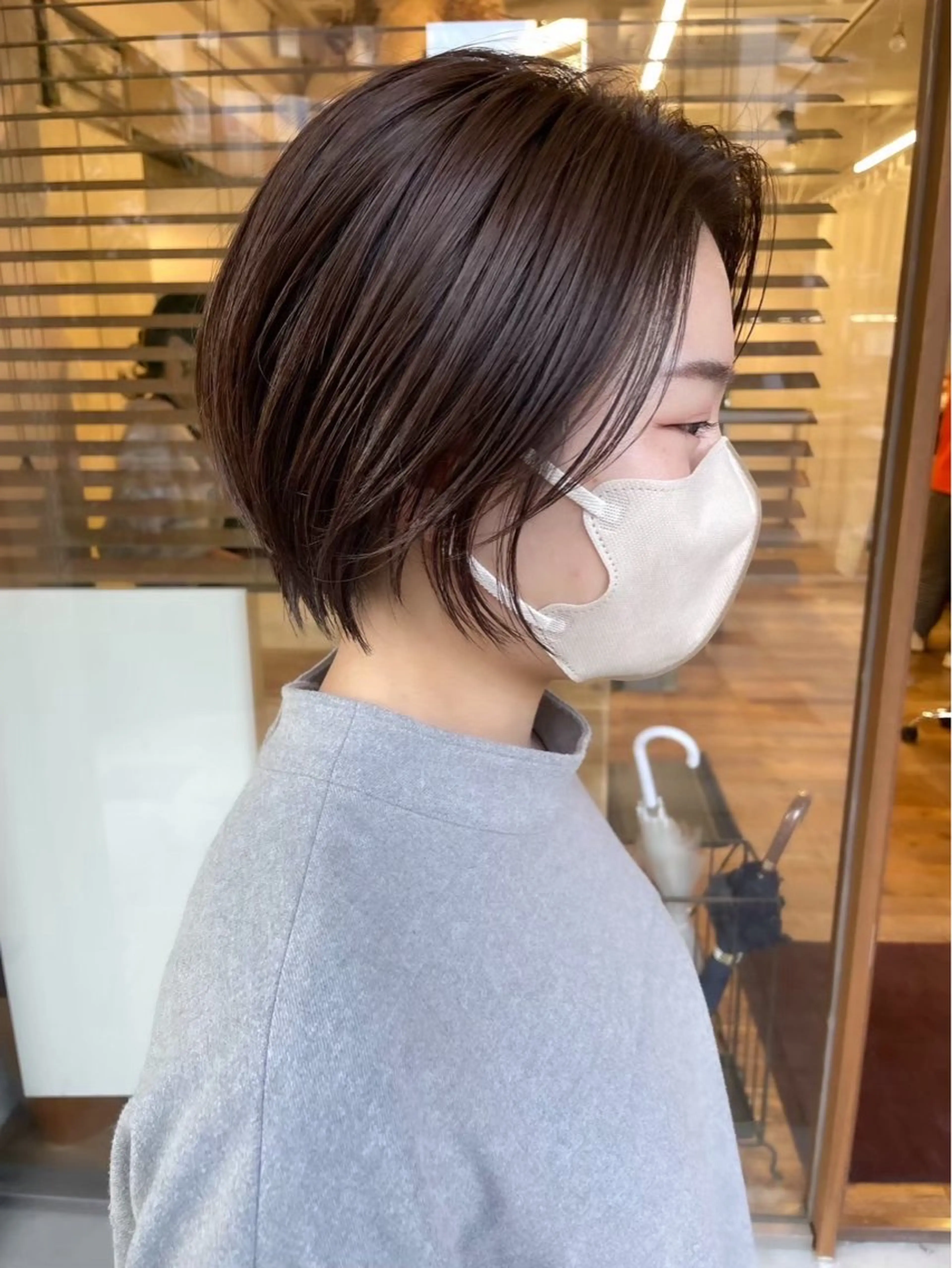 ショート 大阪デザインカラー/ カットモデル募集のヘアスタイル