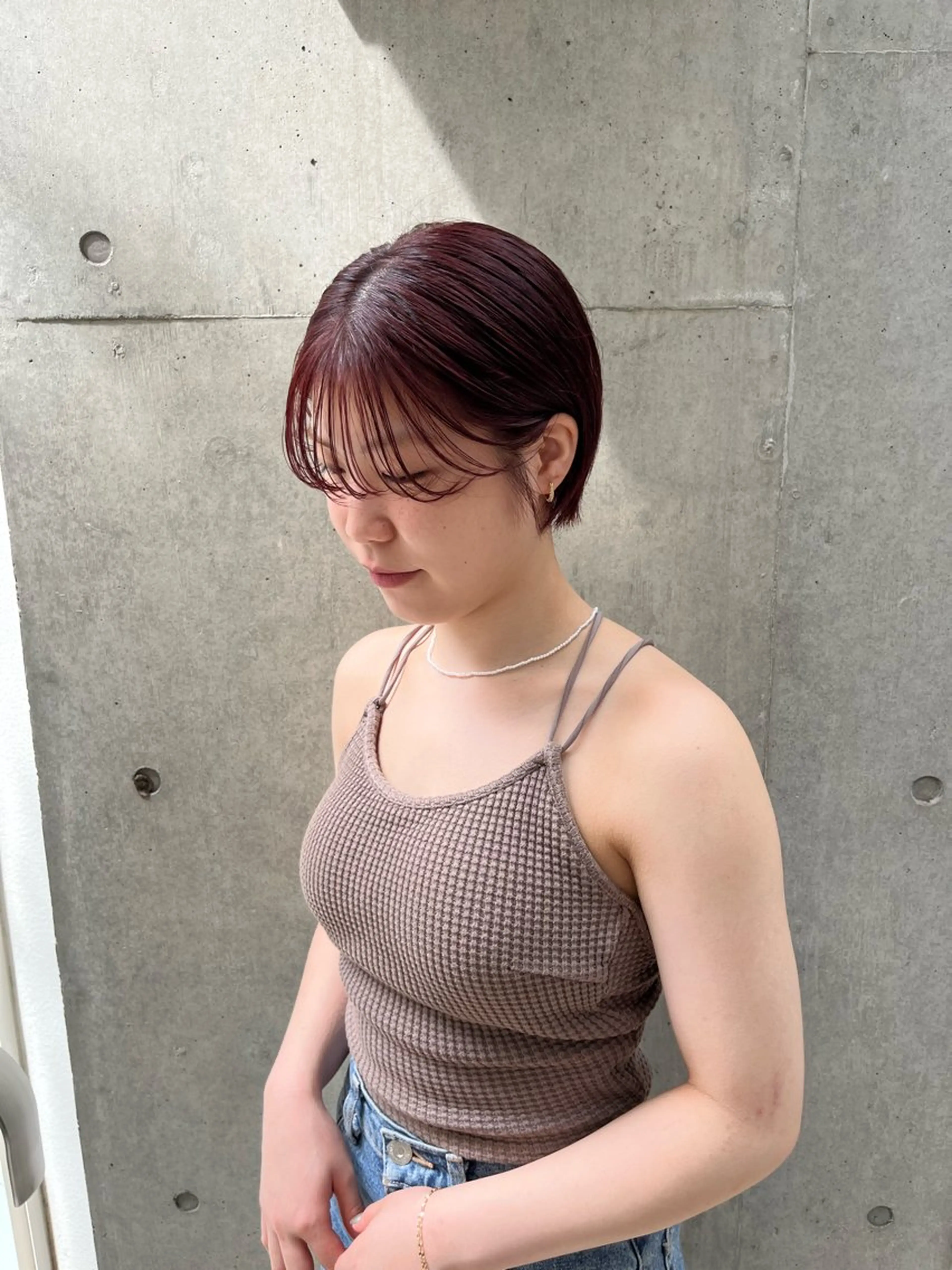 ショート カラー カット ヘアカラー トリートメント ボブ&艶髪透明感 カラー♡TOMOE♡のヘアスタイル