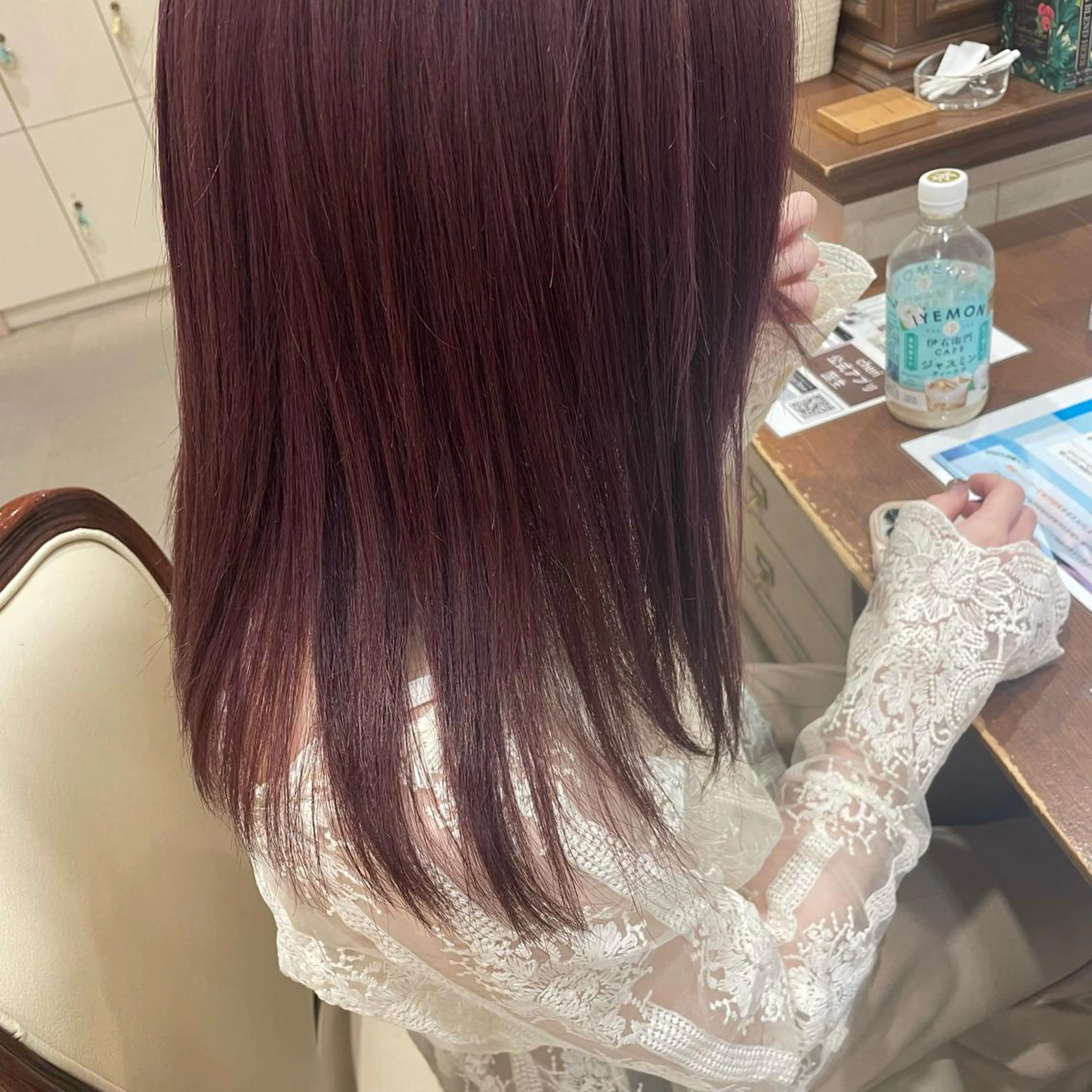 カラー カシス ラベンダーカラー ヘアカラー 🍪ﾖｼｲﾊﾙﾈ🍪 ﾗﾍﾞﾝﾀﾞｰｶﾗｰのヘアスタイル