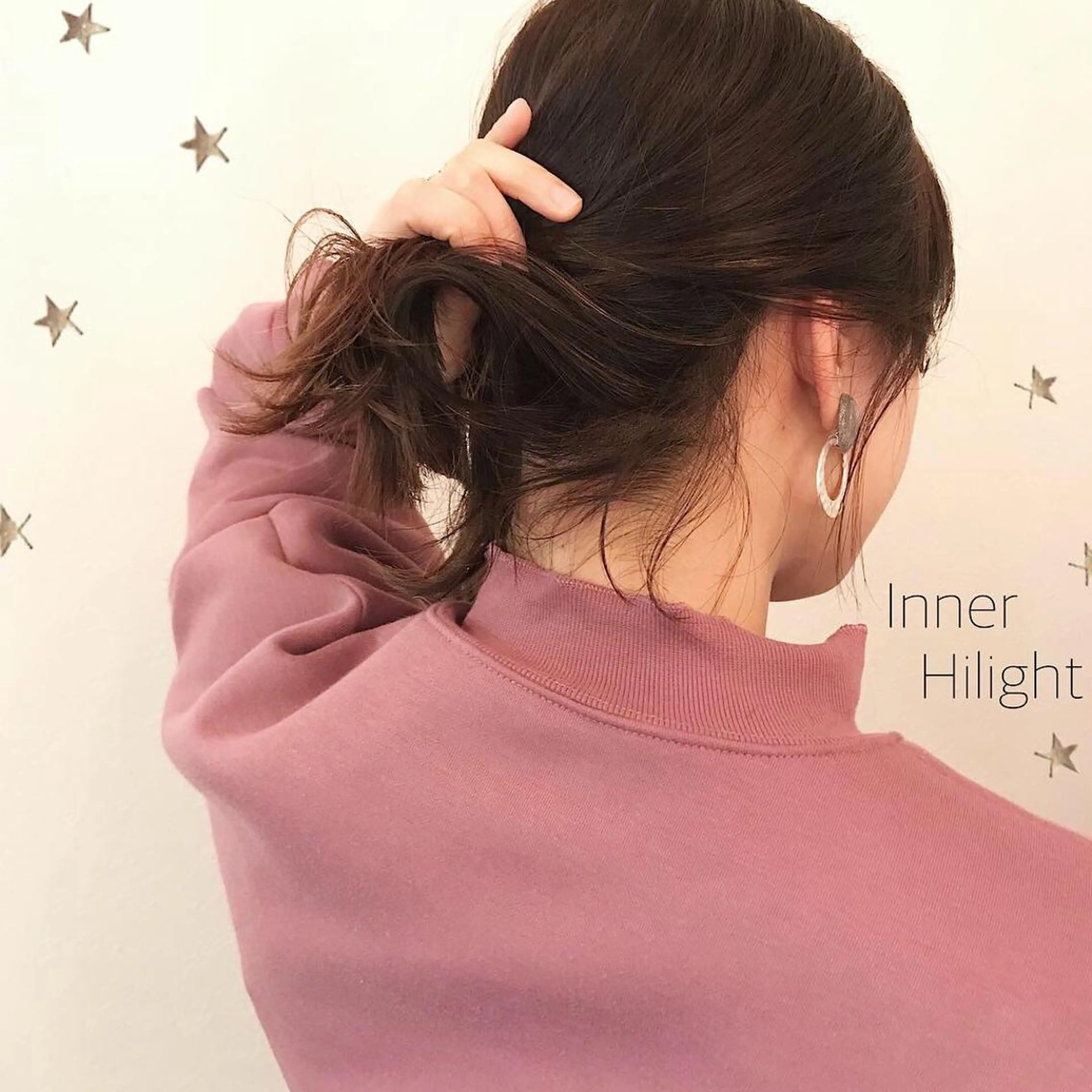 ミディアム カラー 市川 千夏のヘアスタイル