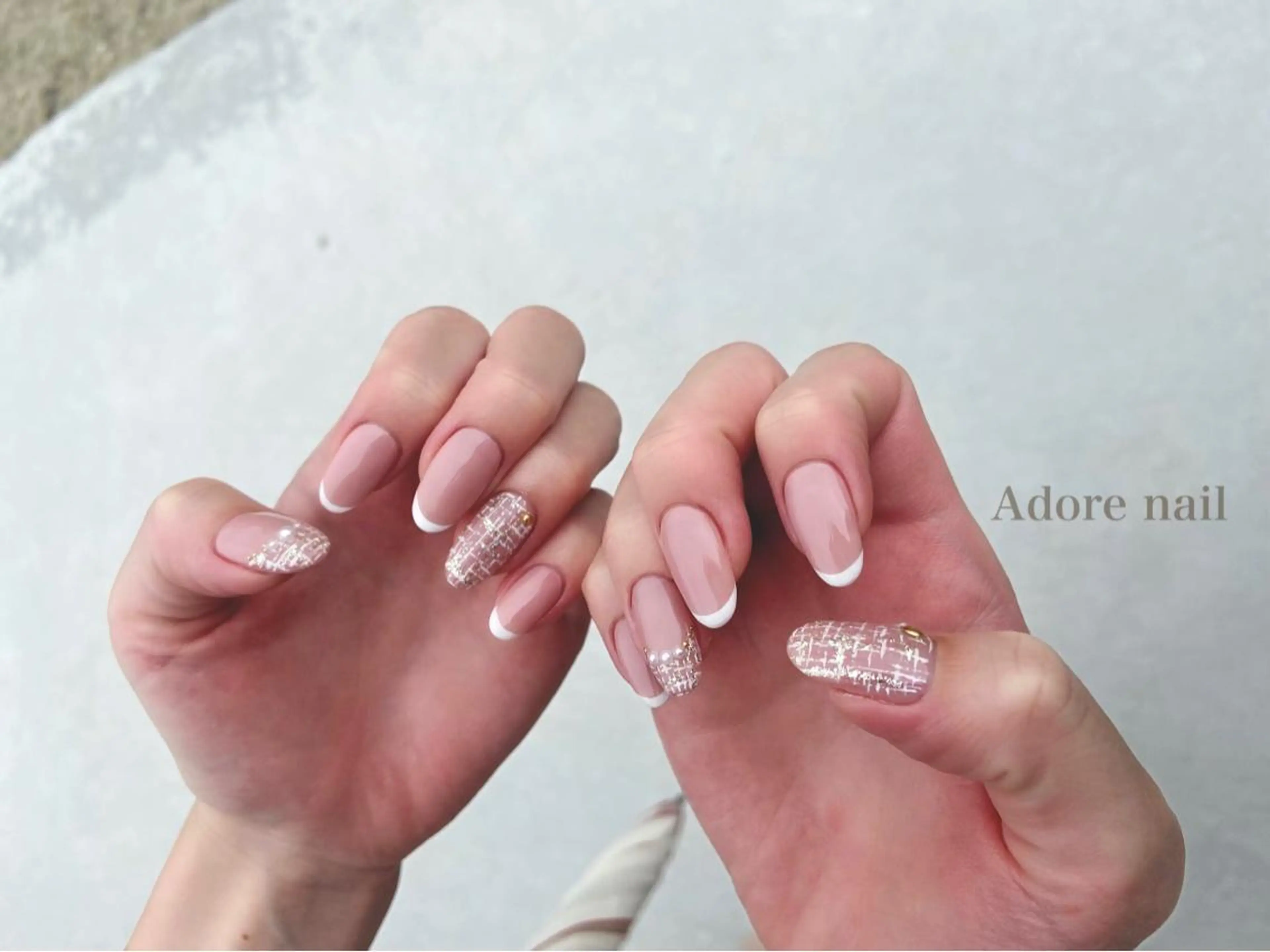 カラー ネイル マツエク・マツパ ブラウンカラー テラコッタ カラーマツエク べっ甲ネイル ブラウン Adore nailのネイルデザイン