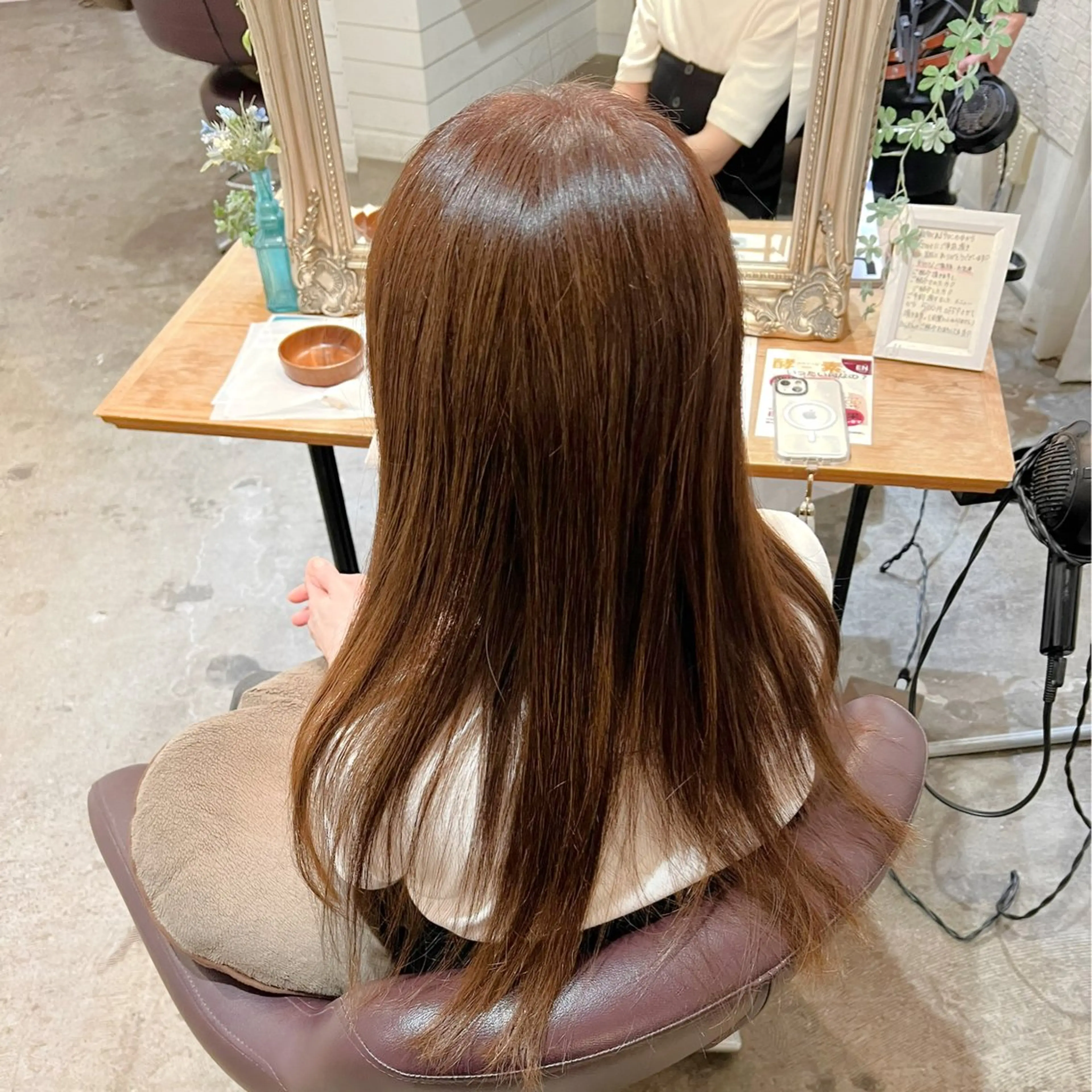 ロング カラー グレージュ ラベンダーカラー ラベンダーグレージュ ラベンダーグレー ヘアカラー Dia ‎ アキヨシ ミユのヘアスタイル