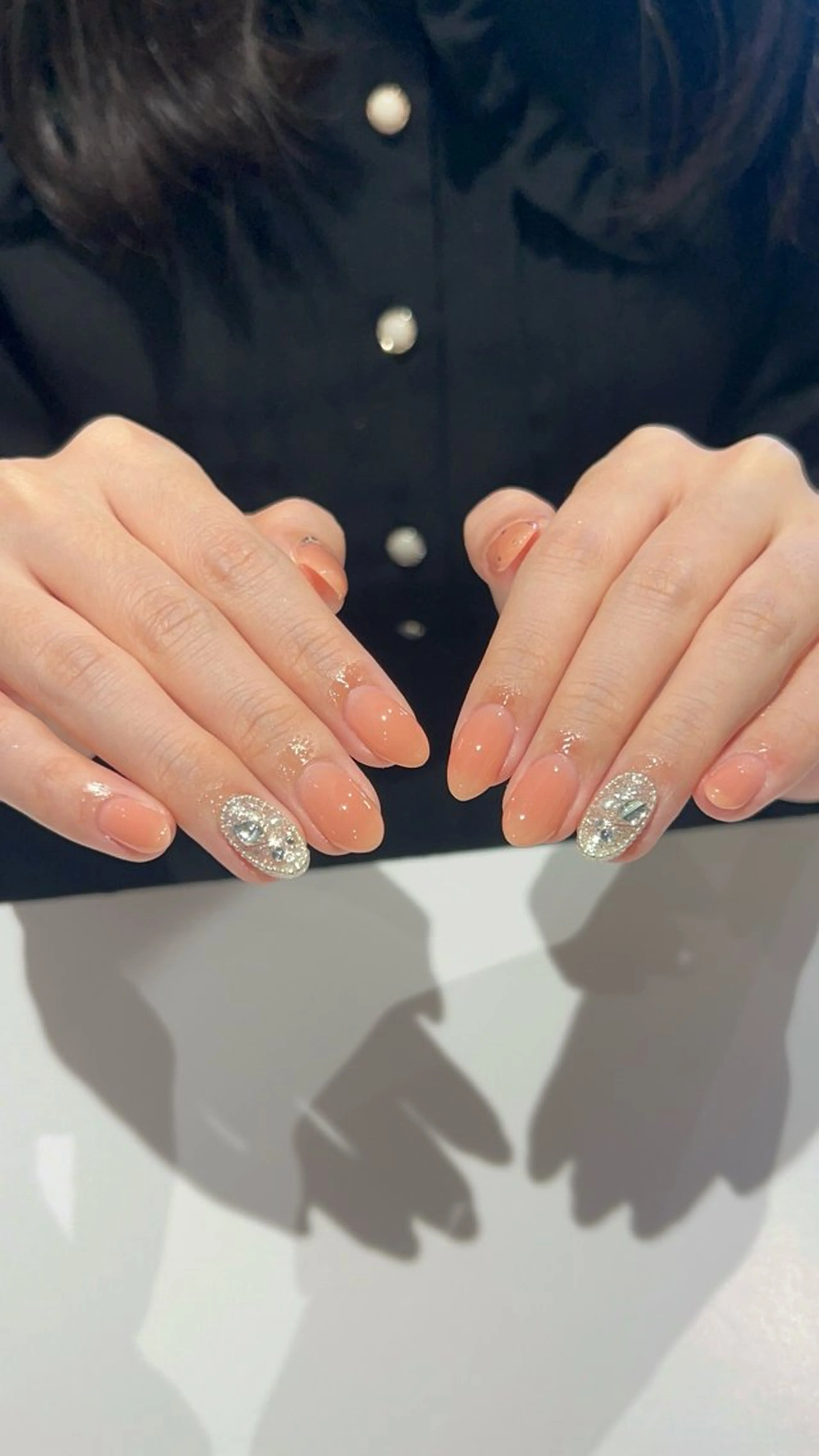 ネイル ピンク plume. noaのネイルデザイン