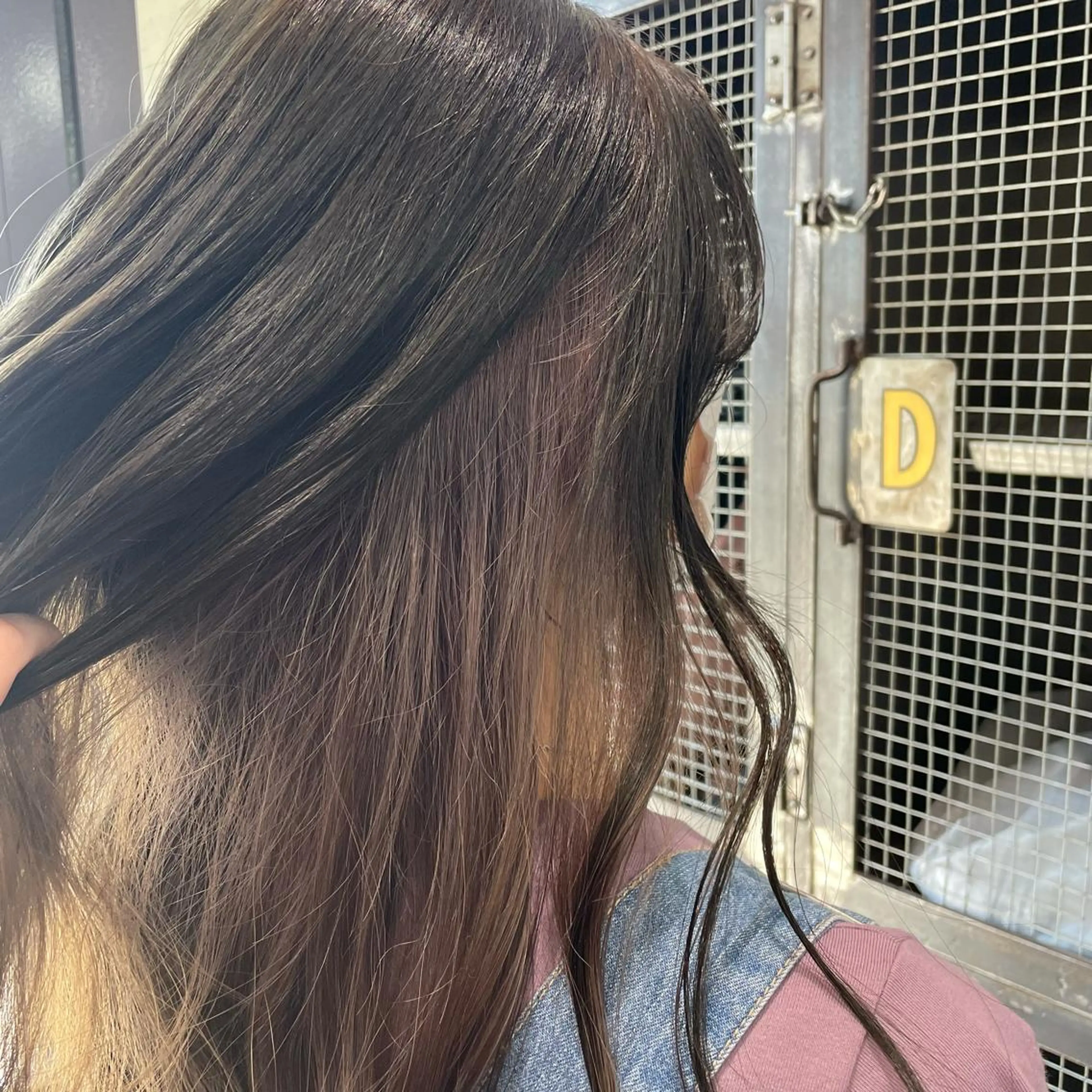 ロング カラー ベージュカラー ミルクティーベージュ 山本 琴乃🦭のヘアスタイル
